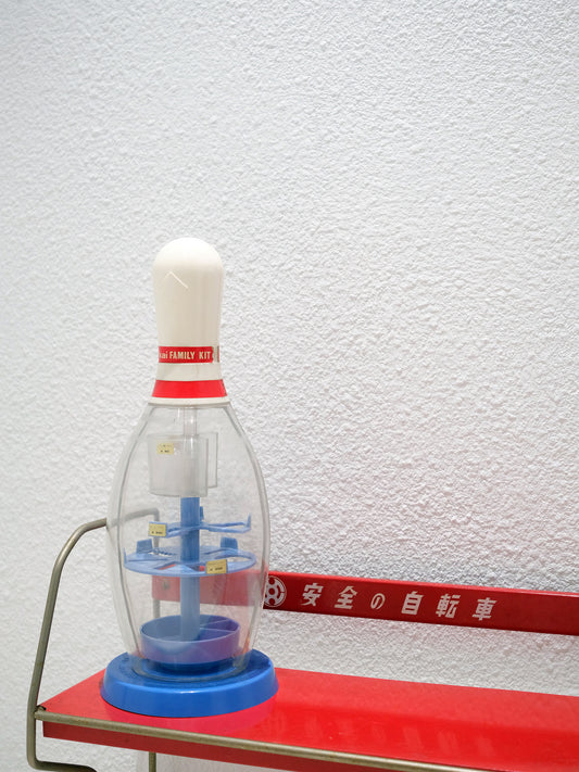 日本 貝印 Kai 保齡球樽 造型 店舖用 旋轉 展示架 小物 收納架