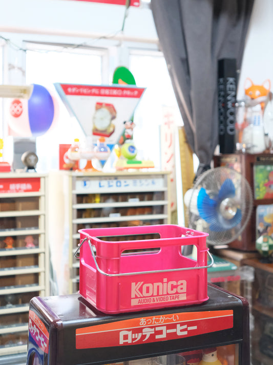 Konica Audio & Video Tape 錄音帶 錄影帶 收納籃