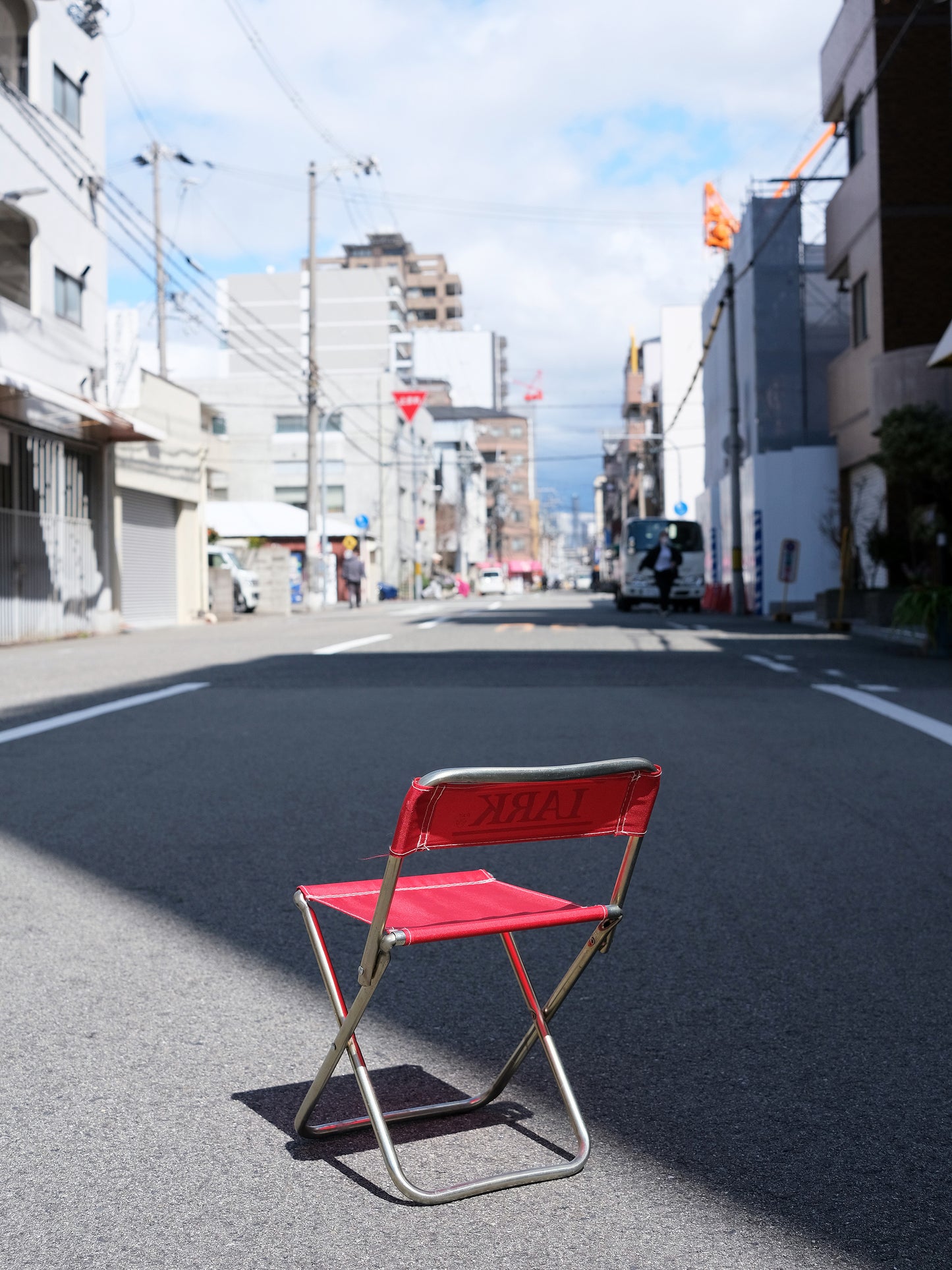 當時物 LARK タバコ 限量 宣傳品 摺疊式 小巧 戶外 椅子