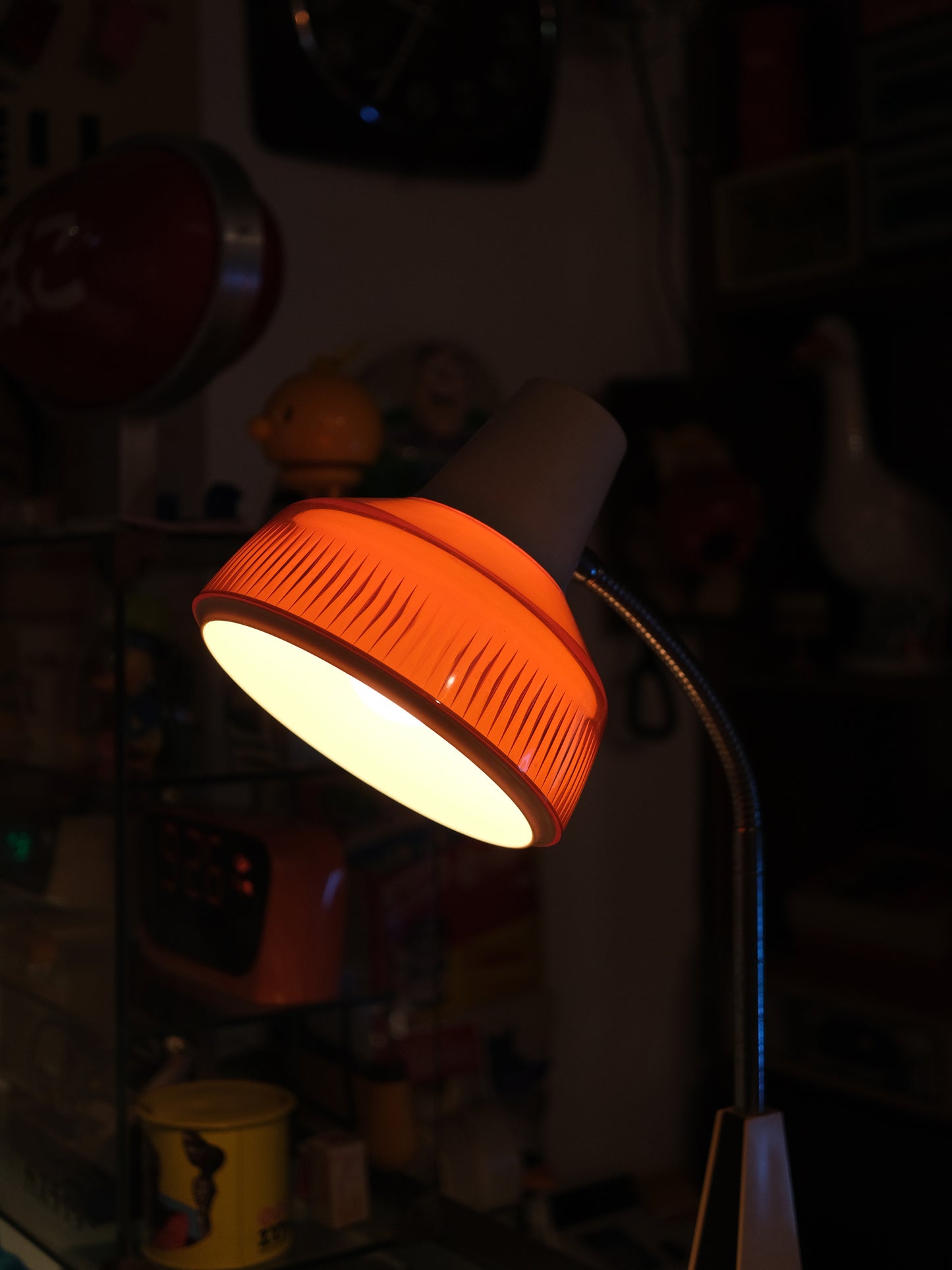 日本制 70‘s 小泉產業 推製式 四段光 學習 擡燈 Light Lamp