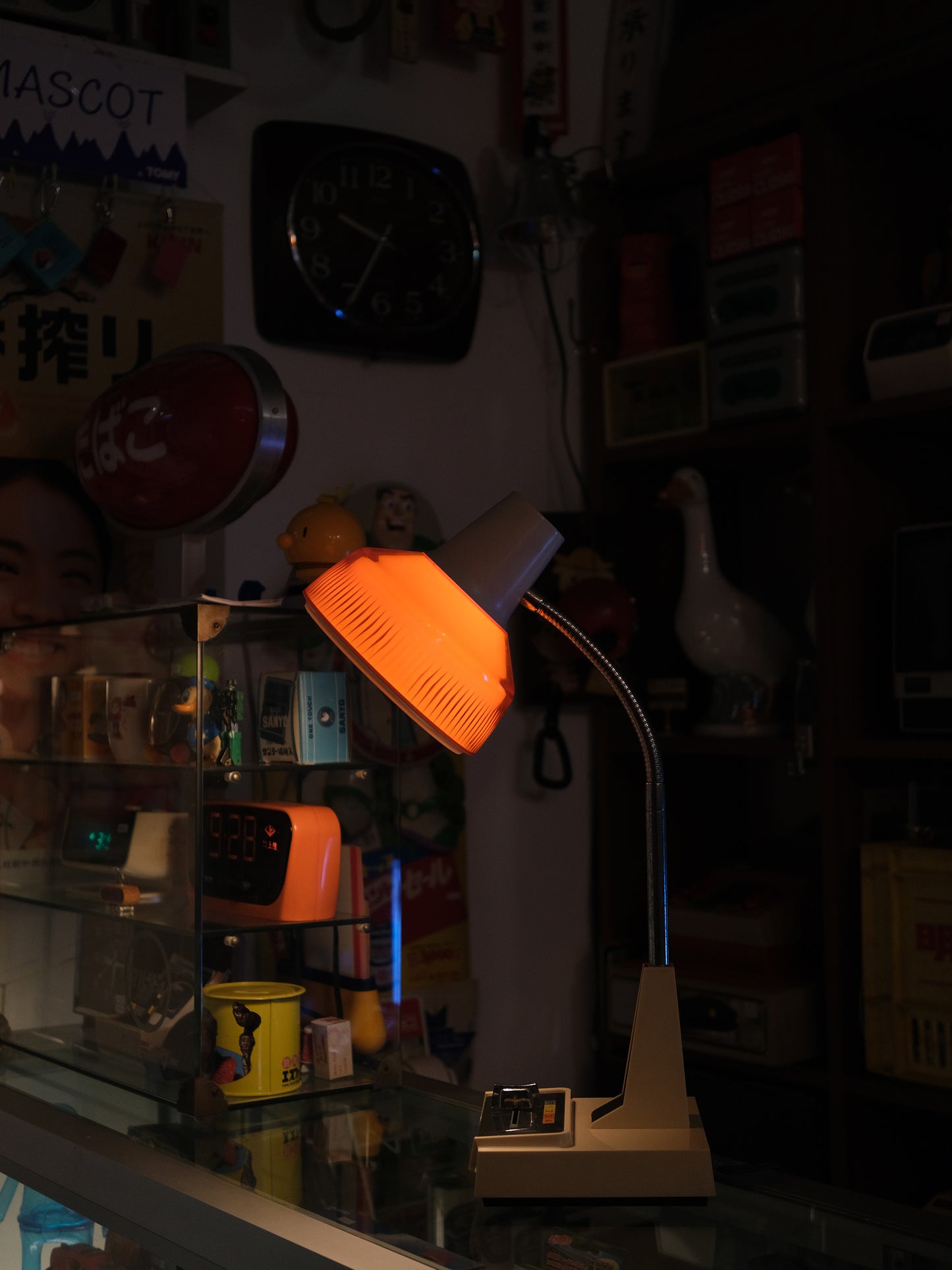 日本制 70‘s 小泉產業 推製式 四段光 學習 擡燈 Light Lamp