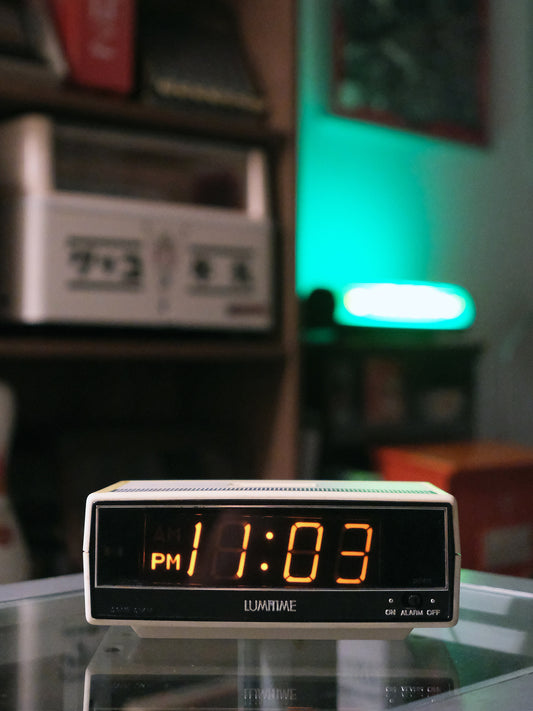 日本 70’s Lumitime 田村電機 EL-201J Digital Clock 電子數字時鐘