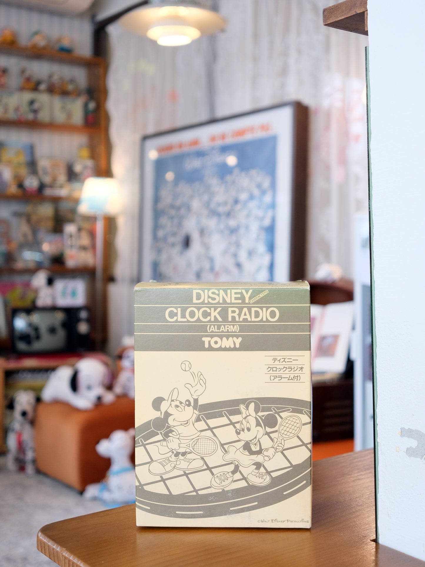 TOMY Disney 米奇老鼠 網球手 Alarm Clock Radio 收音機 鬧鐘