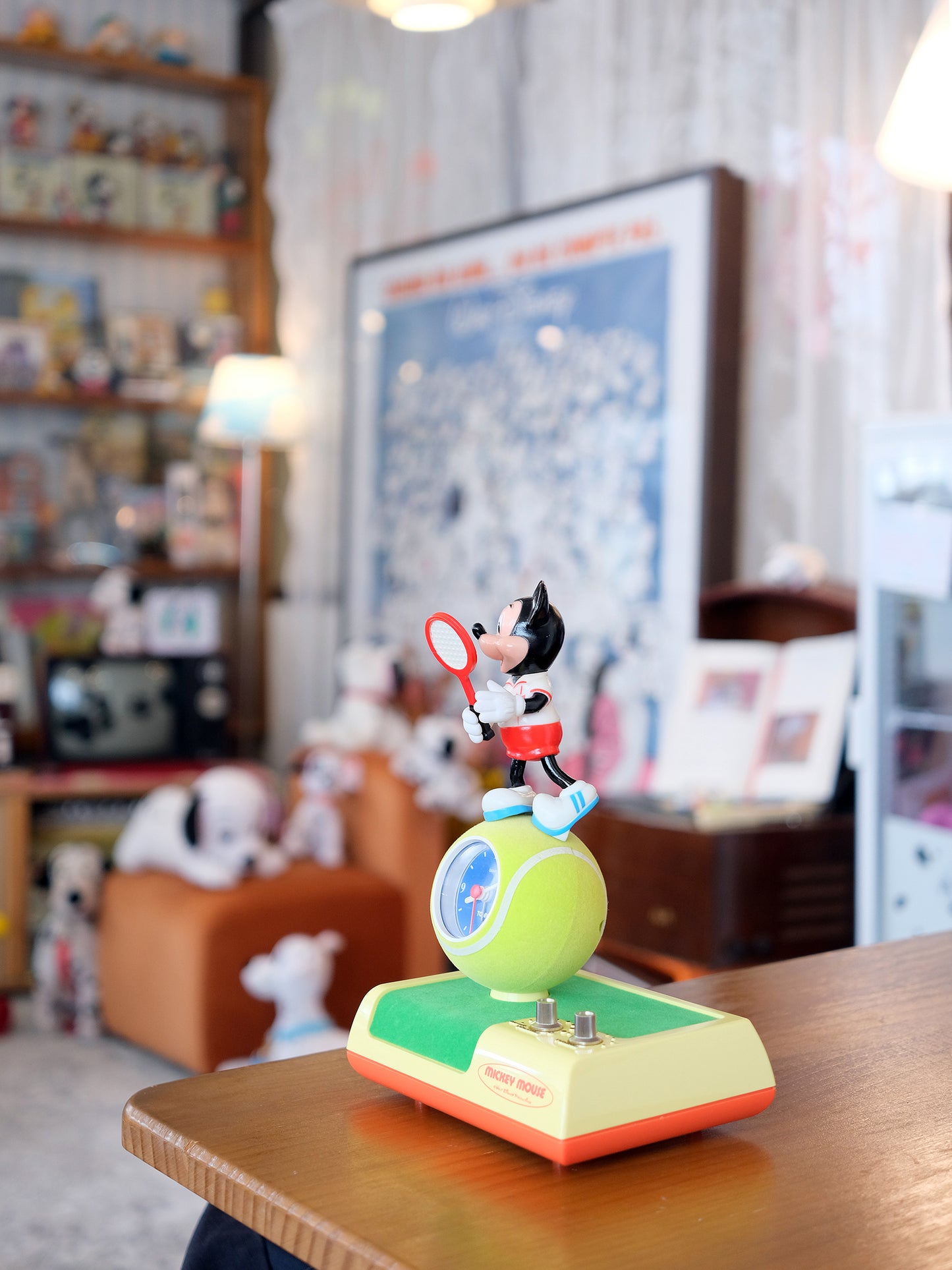 TOMY Disney 米奇老鼠 網球手 Alarm Clock Radio 收音機 鬧鐘