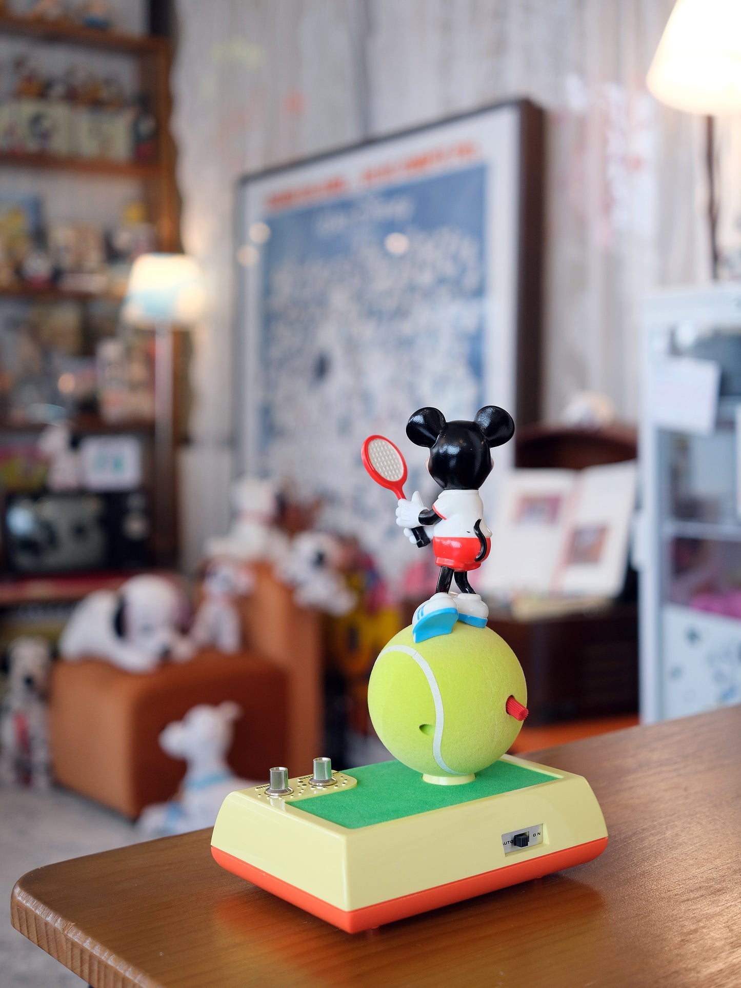 TOMY Disney 米奇老鼠 網球手 Alarm Clock Radio 收音機 鬧鐘