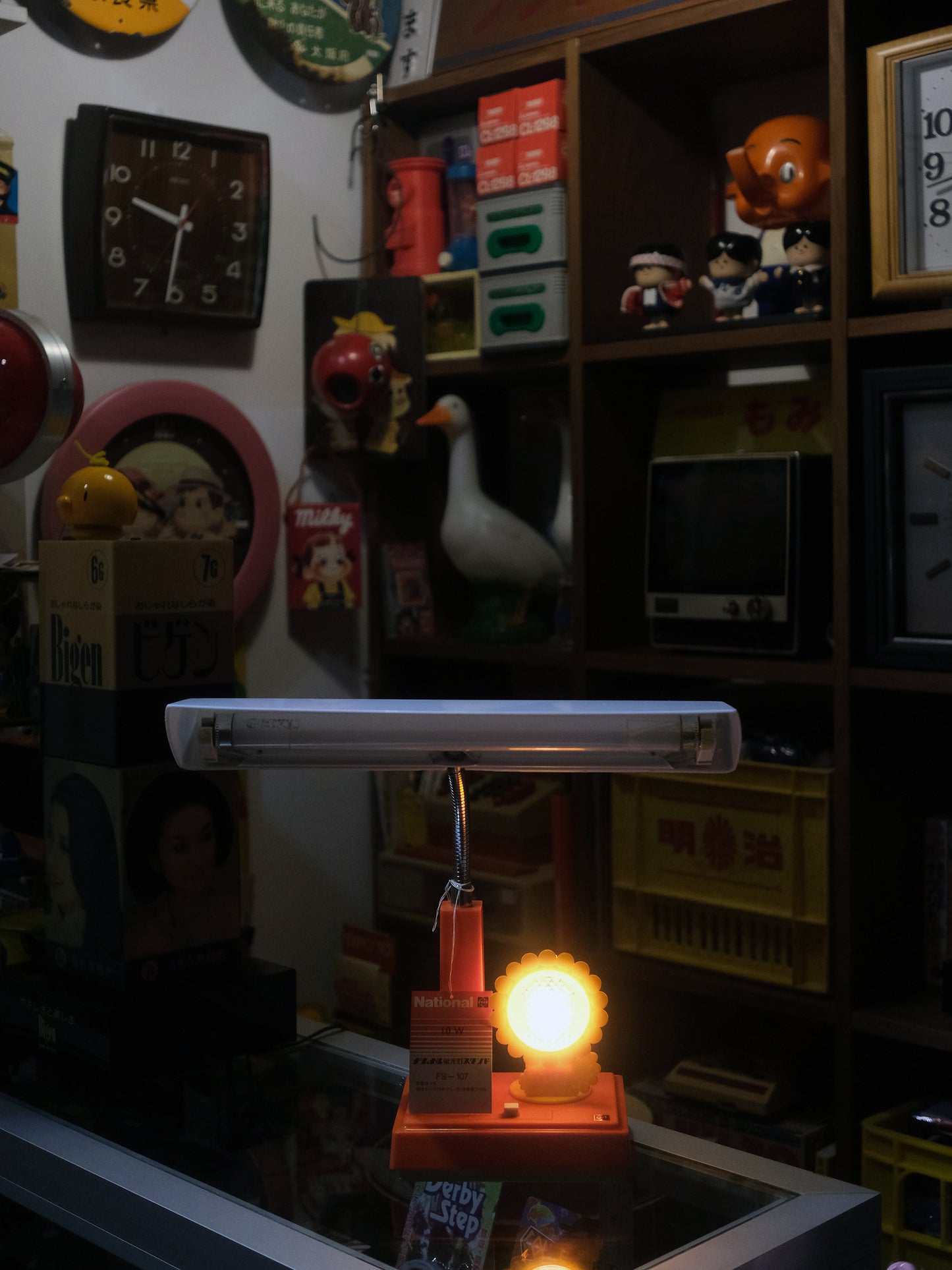 National FS-107 卓上 學習 向日葵 小夜燈 擡燈 照明器具