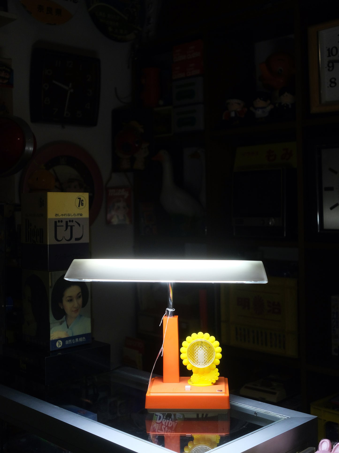 National FS-107 卓上 學習 向日葵 小夜燈 擡燈 照明器具