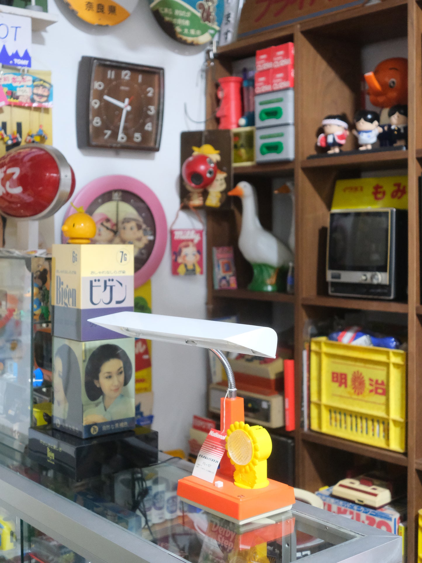 National FS-107 卓上 學習 向日葵 小夜燈 擡燈 照明器具