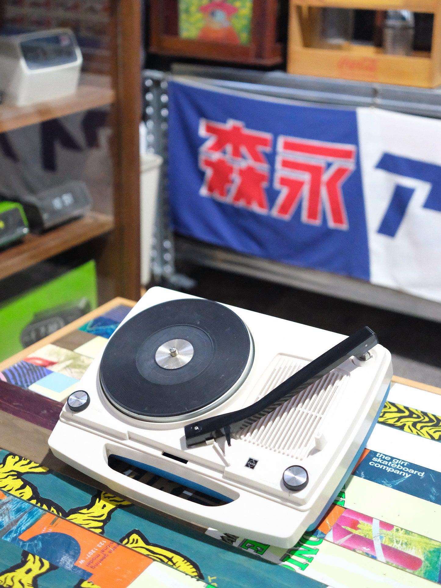 日本 1970’s National 松下電器 SF-321 便攜式 手提 黑膠唱片機 唱機