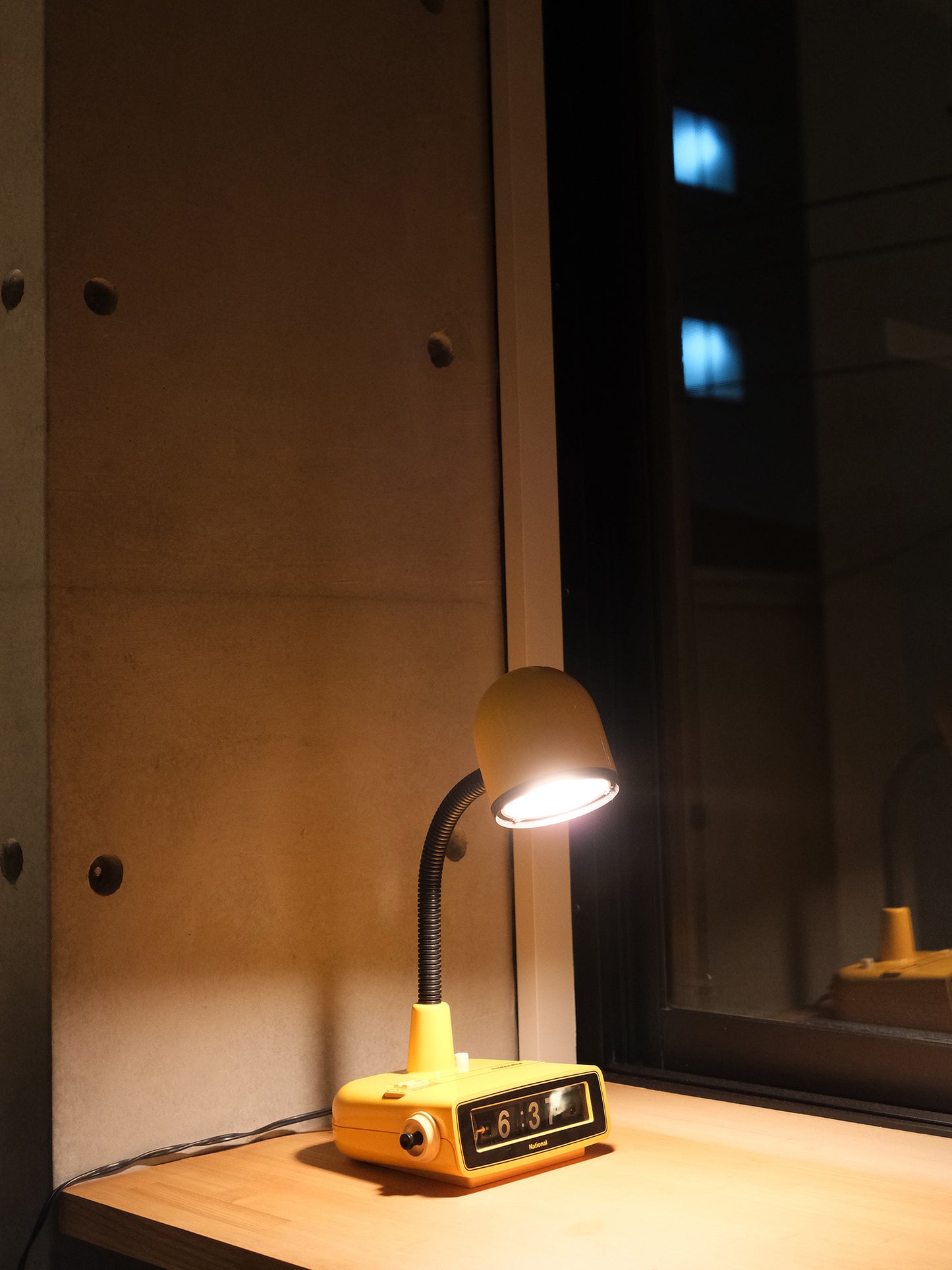 National 松下電器 LB-400 黃色 翻頁鐘 白熱燈 擡燈 Lamp