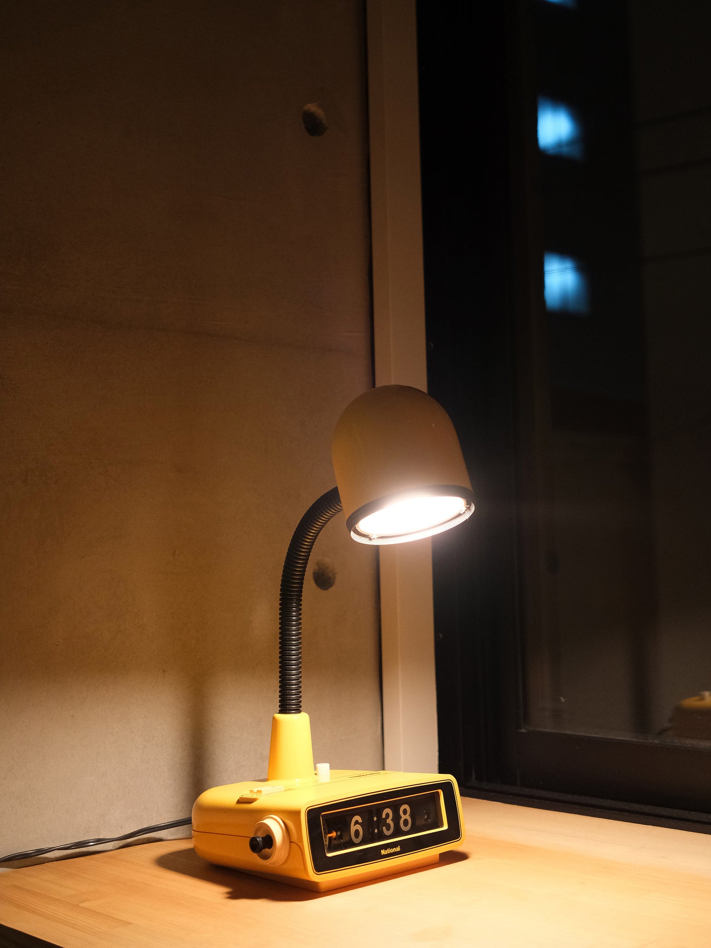 National 松下電器 LB-400 黃色 翻頁鐘 白熱燈 擡燈 Lamp