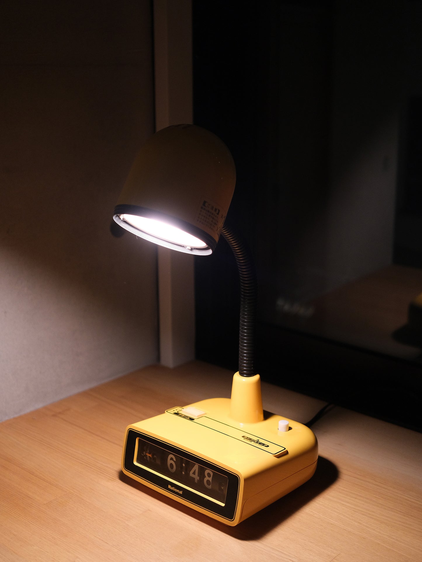 National 松下電器 LB-400 黃色 翻頁鐘 白熱燈 擡燈 Lamp