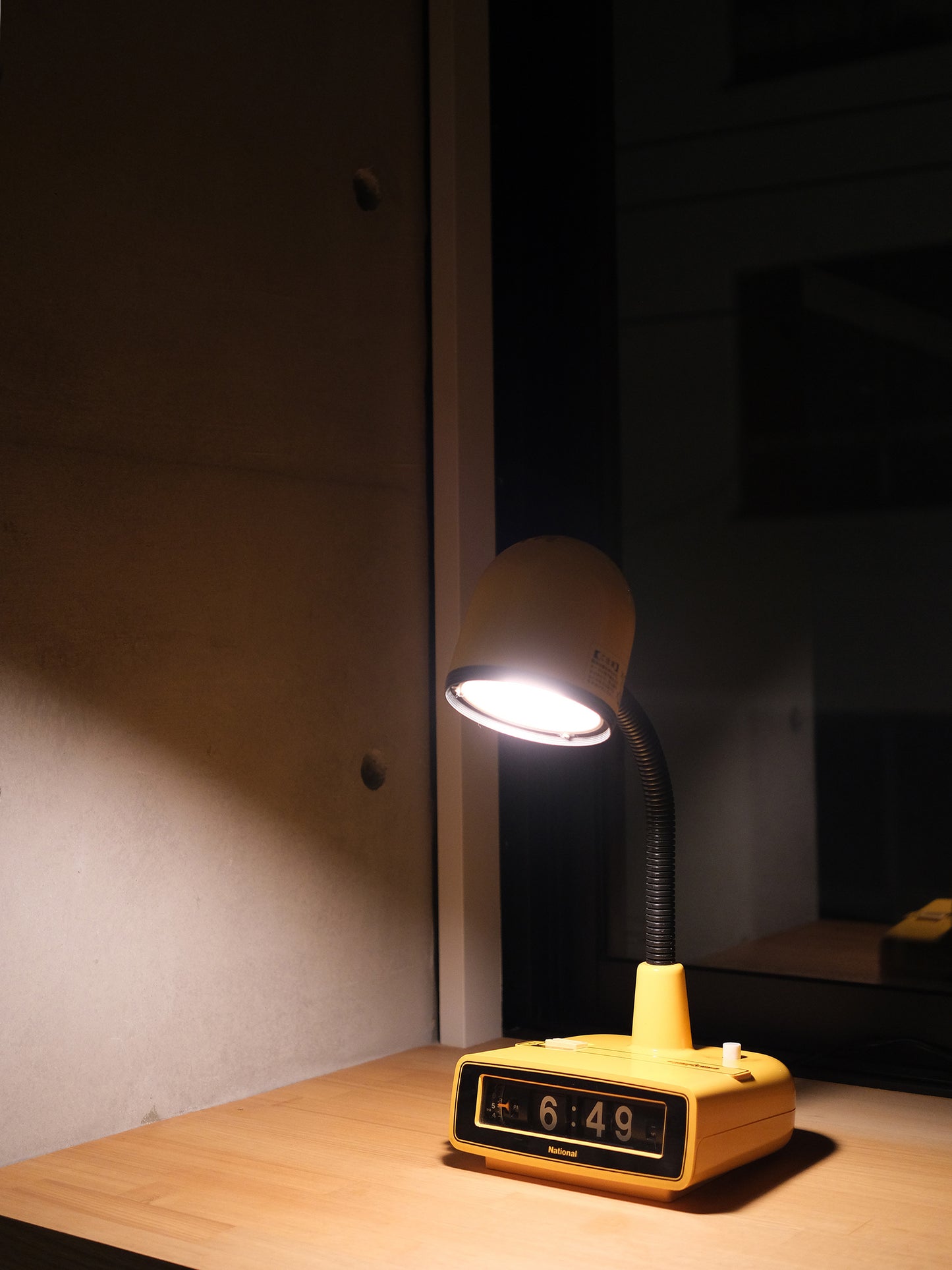 National 松下電器 LB-400 黃色 翻頁鐘 白熱燈 擡燈 Lamp