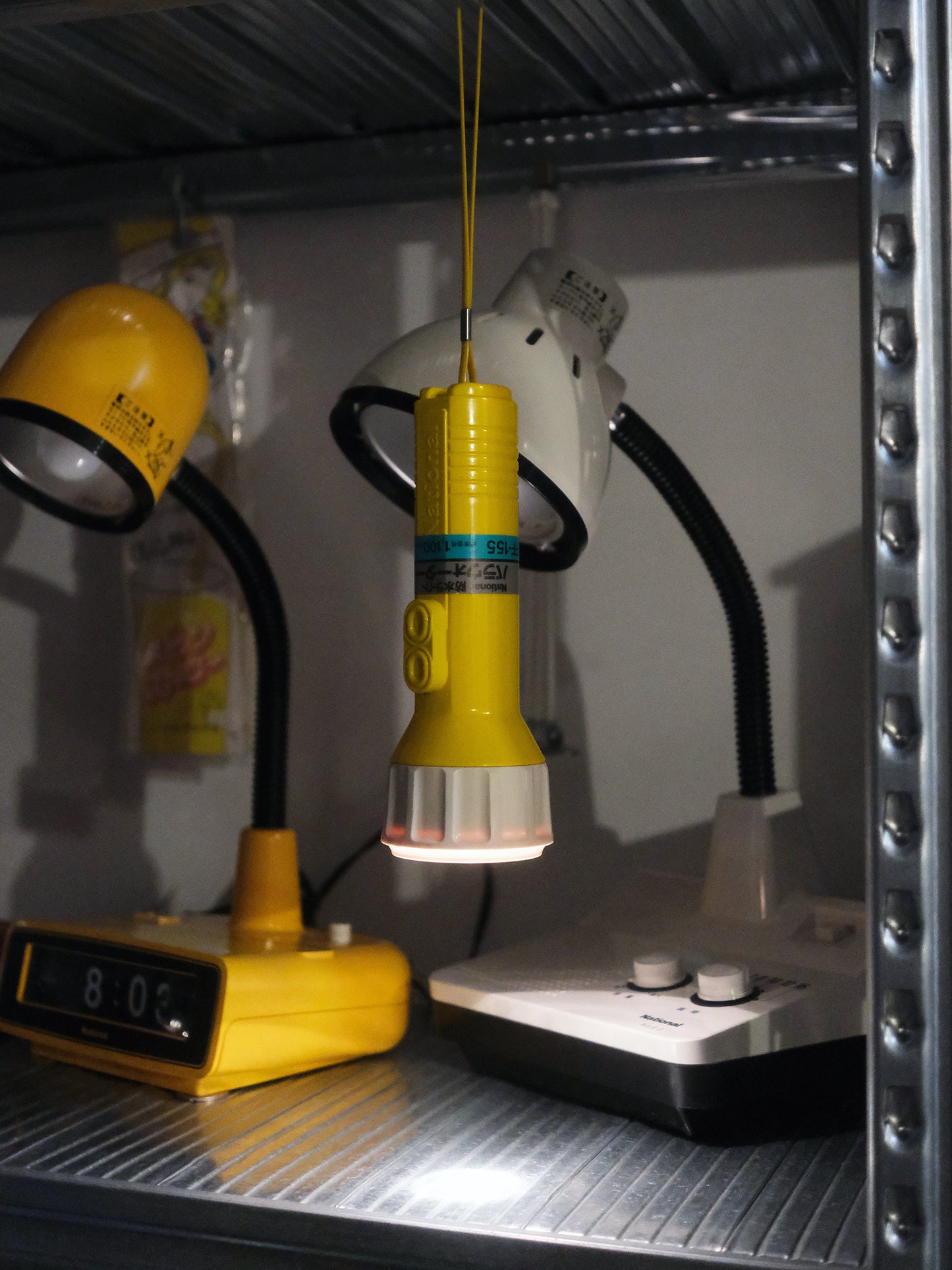 日本制 National 松下電器 FF-155 黃色 懷舊 防水 手電筒