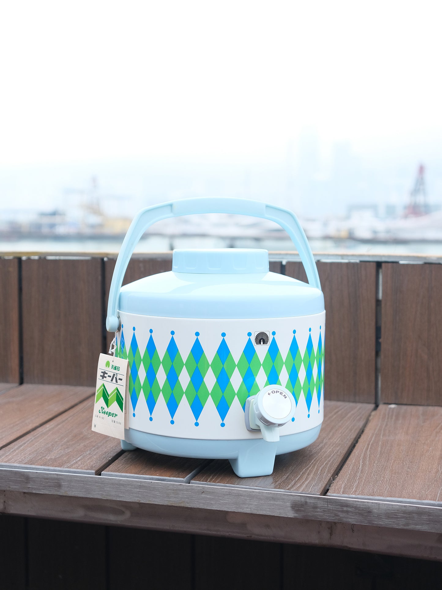 全新品 日本 孔雀印 Peacock IK-50 戶外 5L 大容量 保温水筒