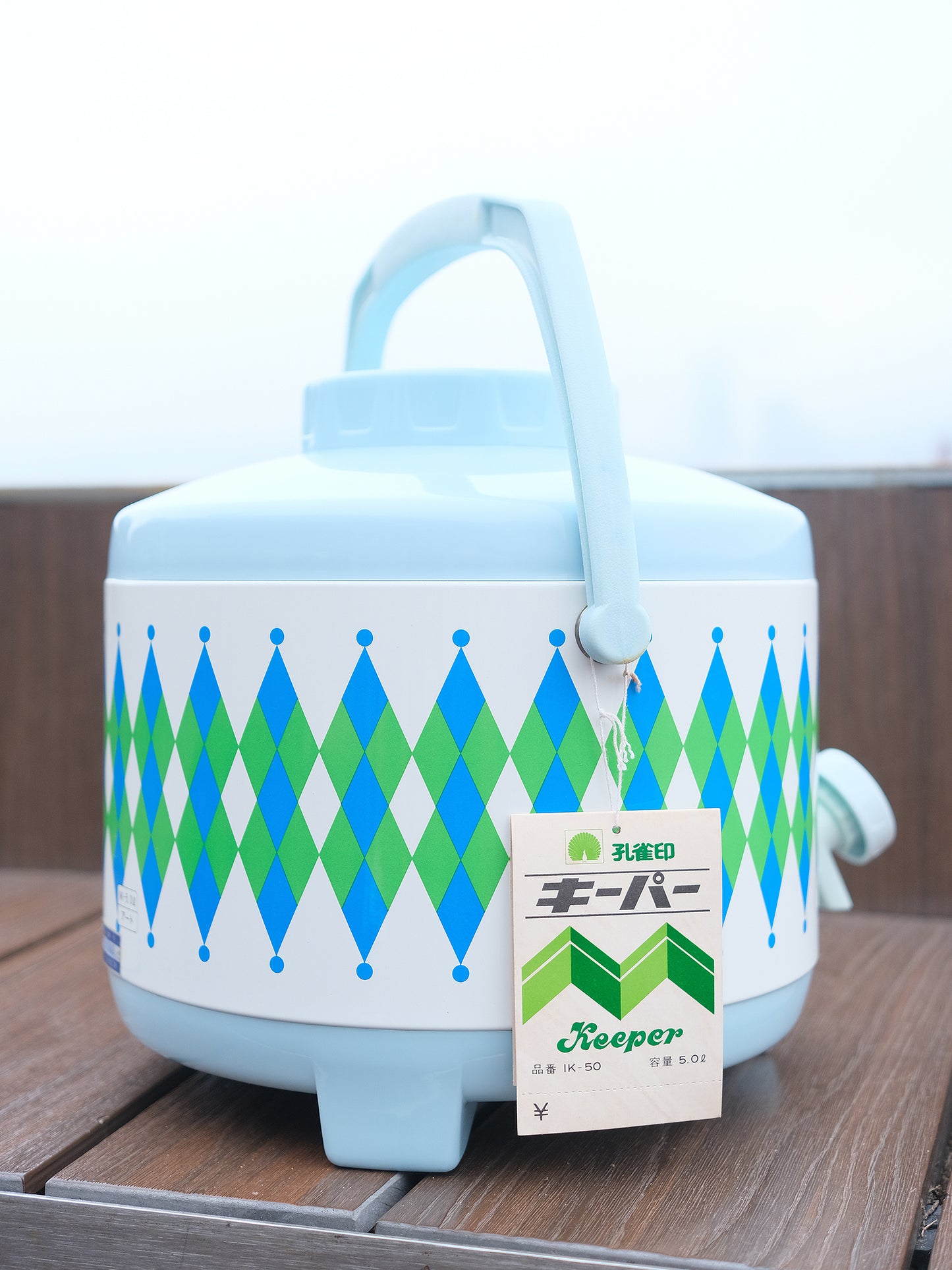 全新品 日本 孔雀印 Peacock IK-50 戶外 5L 大容量 保温水筒