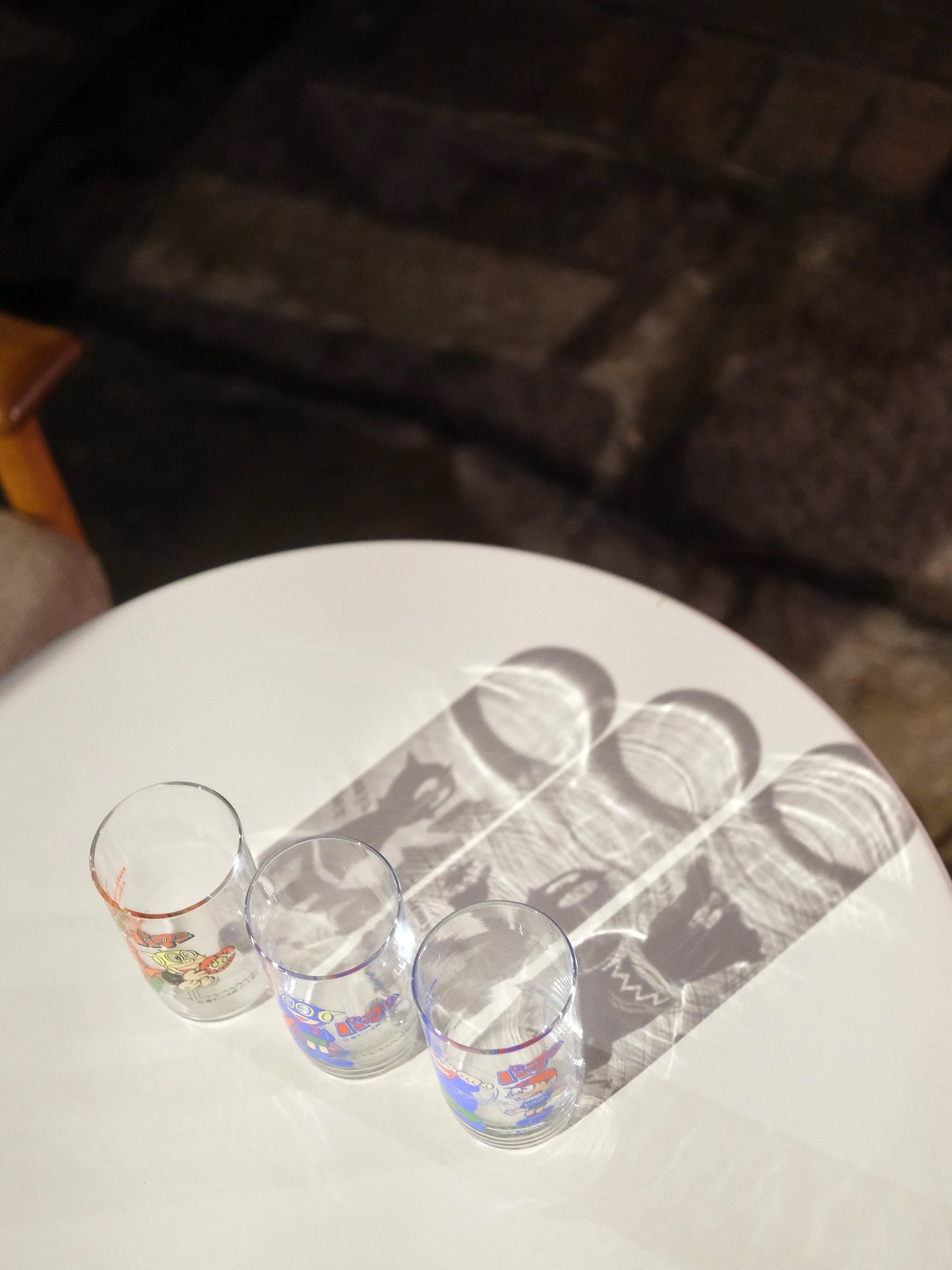 日本 三矢蘇打 藤子·F·不二雄 神奇小子 玻璃水杯 3個 套裝