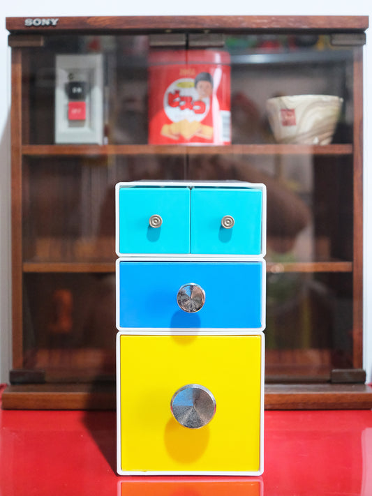 日本 昭和 ヘイワ Colorful 塑膠製 可拆卸 抽屜式 小物 收納箱 Storage Box