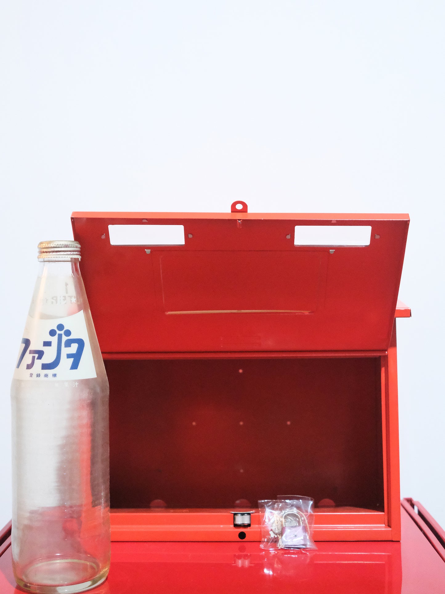 未使用 日本 郵政省標準規格品 KOYO 家用 紅色 郵便箱 郵箱 Mail Box