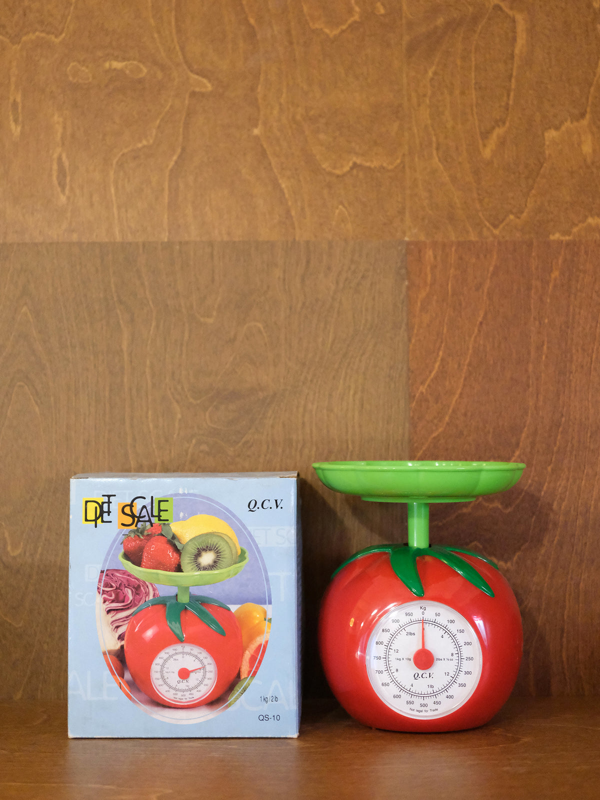 日本 Q.C.V. Diet Scale 蕃茄型 機械式 家庭用 食物磅