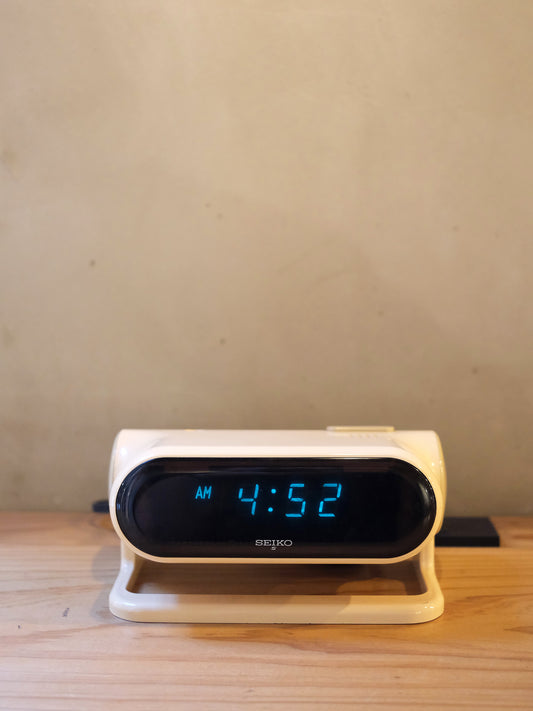 日本制 Seiko 精工 DL502W Digital Alarm Clock 電子鬧鐘時計