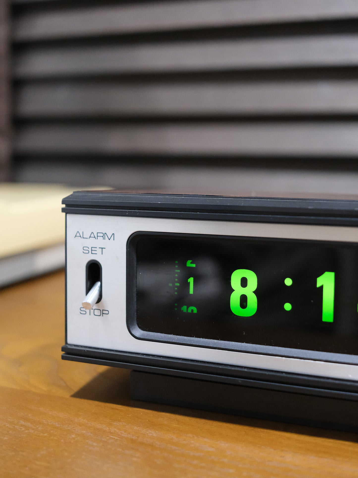 精工 Seiko DL-406B Digital Flip Clock 木紋 底片 翻頁鐘