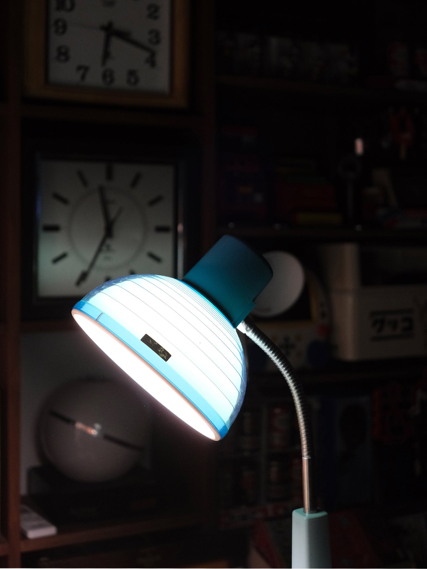 日本制 Sharp 聲寶 LS-930 Green Lamp 粉藍色 白熱 擡燈