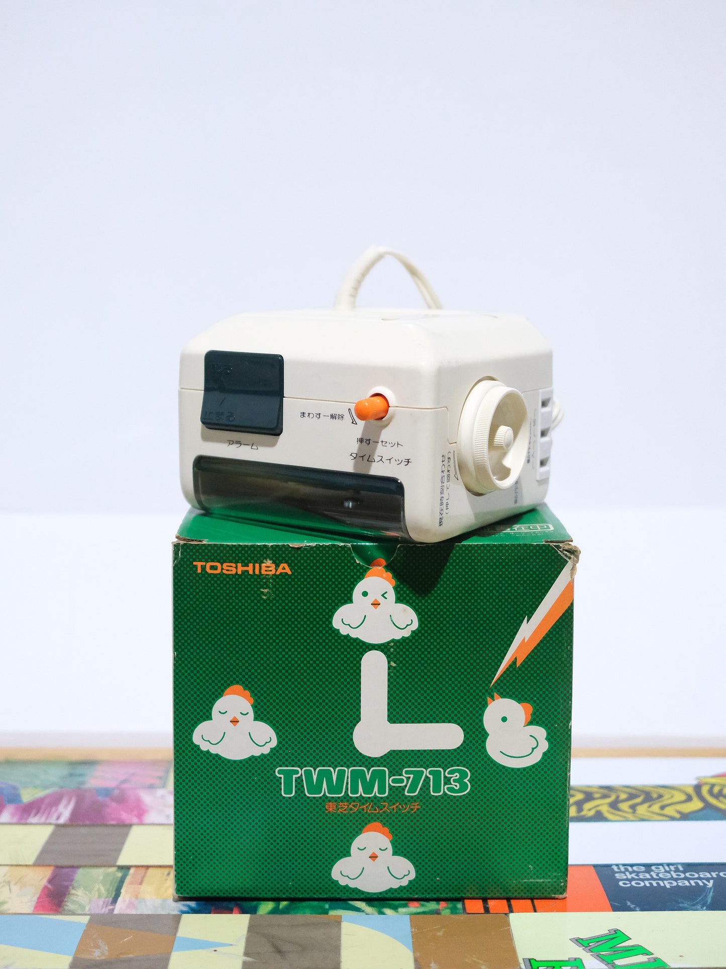 日本 Toshiba 東芝 TWM-713 Time Switch 鬧鐘 時計 Alarm Clock