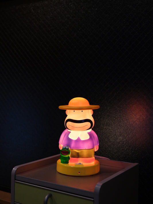 非売品 明治 Meiji カール 30週年 卡路叔叔 座擡 房間 感應燈