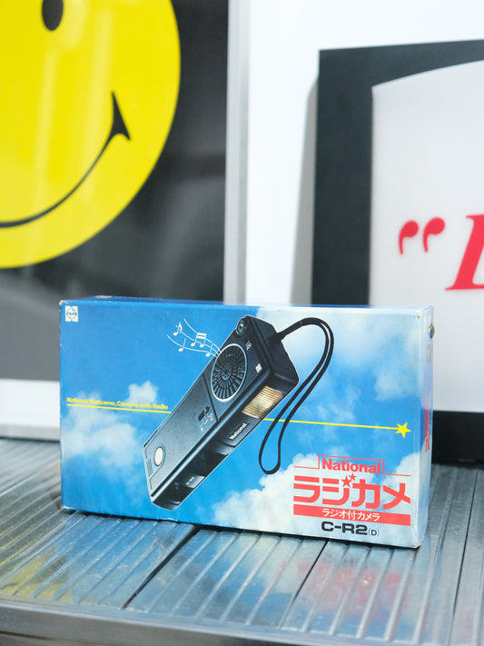 日本制 National 松下電器 C-R2 110 收音機 菲林相機 Camera With Radio