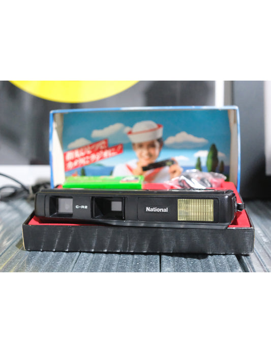 Restock 日本制 National 松下電器 C-R2 110 收音機 菲林相機 Camera With Radio
