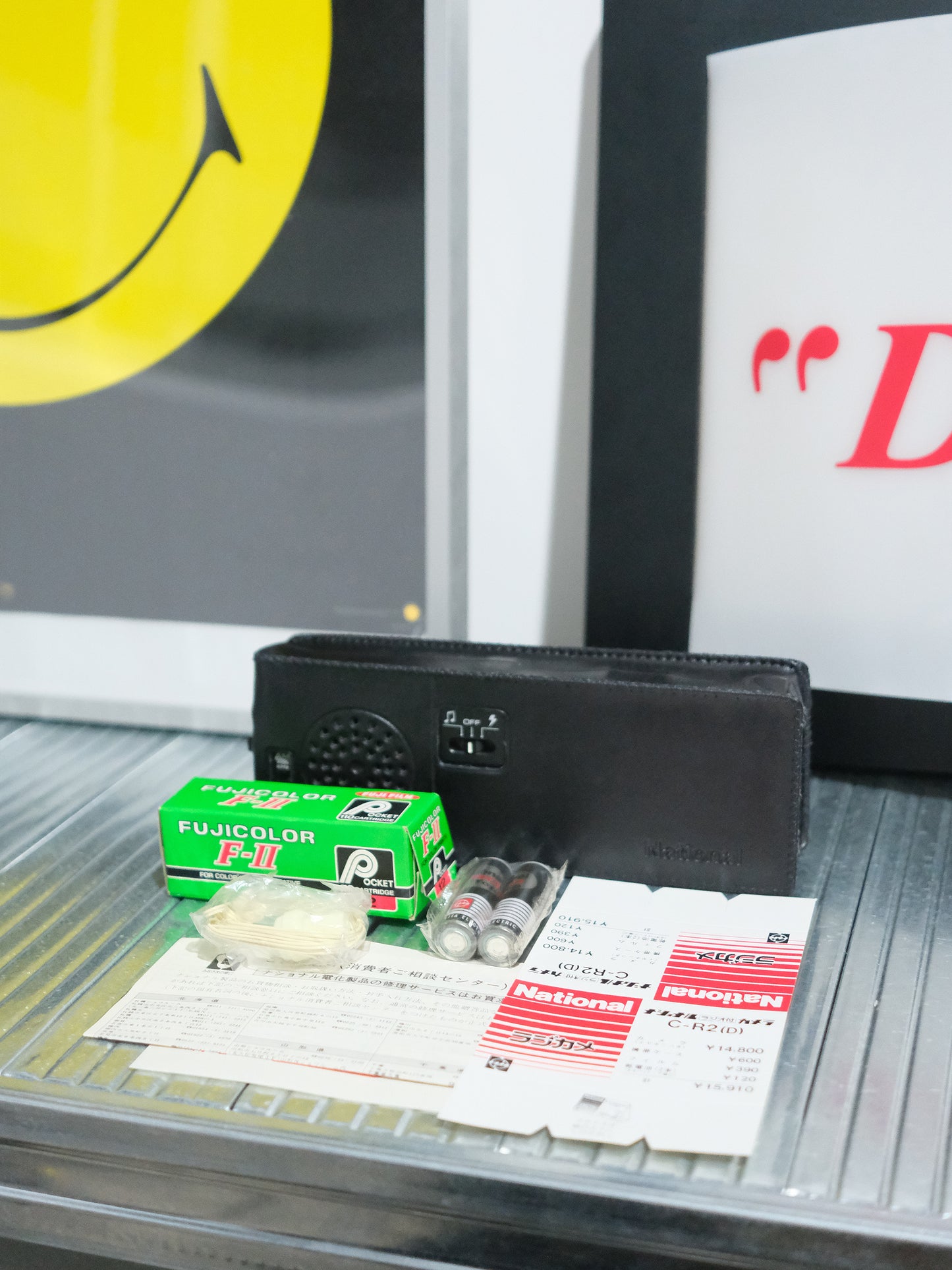 日本制 National 松下電器 C-R2 110 收音機 菲林相機 Camera With Radio