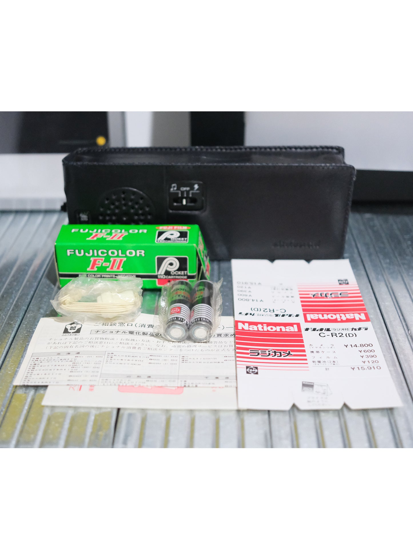 日本制 National 松下電器 C-R2 110 收音機 菲林相機 Camera With Radio