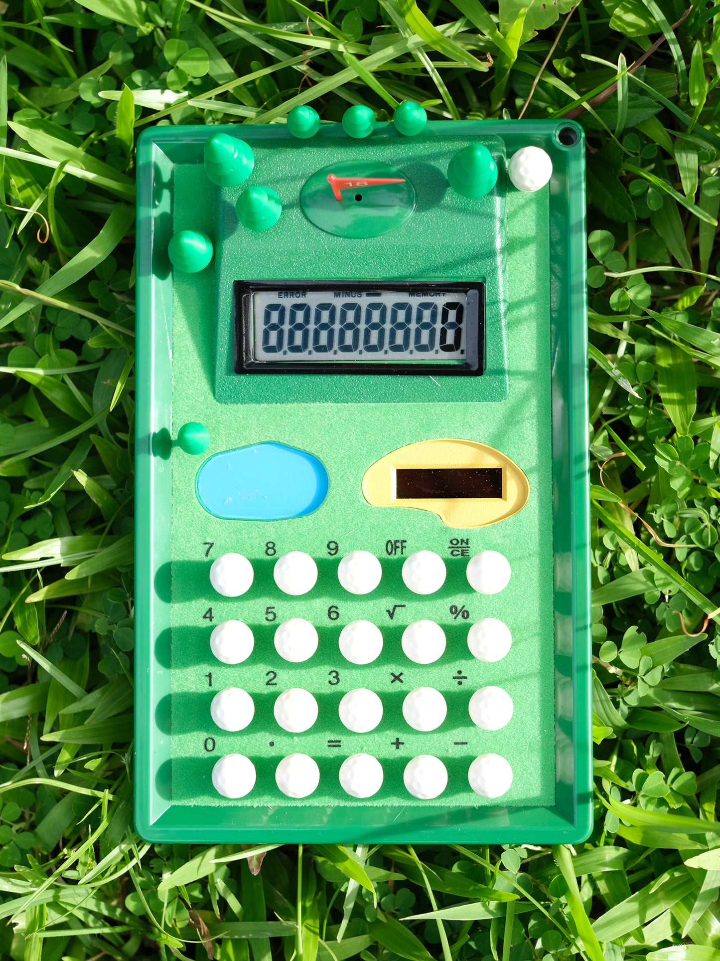 台灣制 Golf 高爾夫球場型 計數機 電卓 Golf Calculator