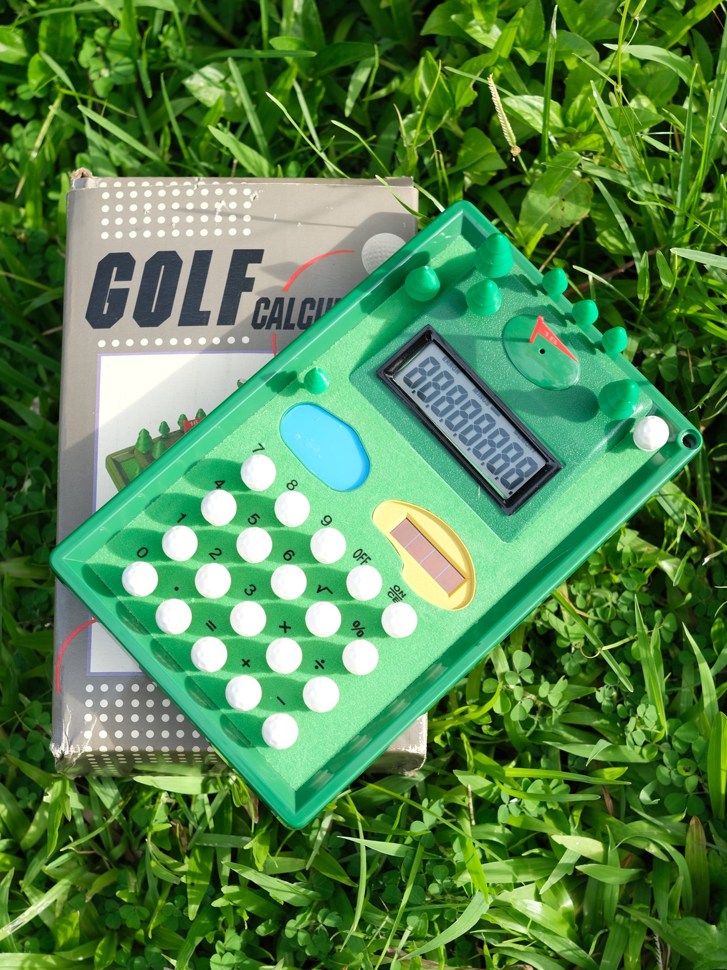 台灣制 Golf 高爾夫球場型 計數機 電卓 Golf Calculator