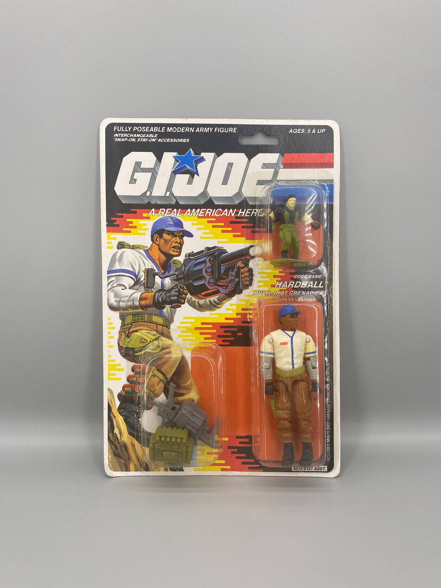 Hasbro 1988 Gi Joe Hardball Multi-Shot Grenadier Action Figure