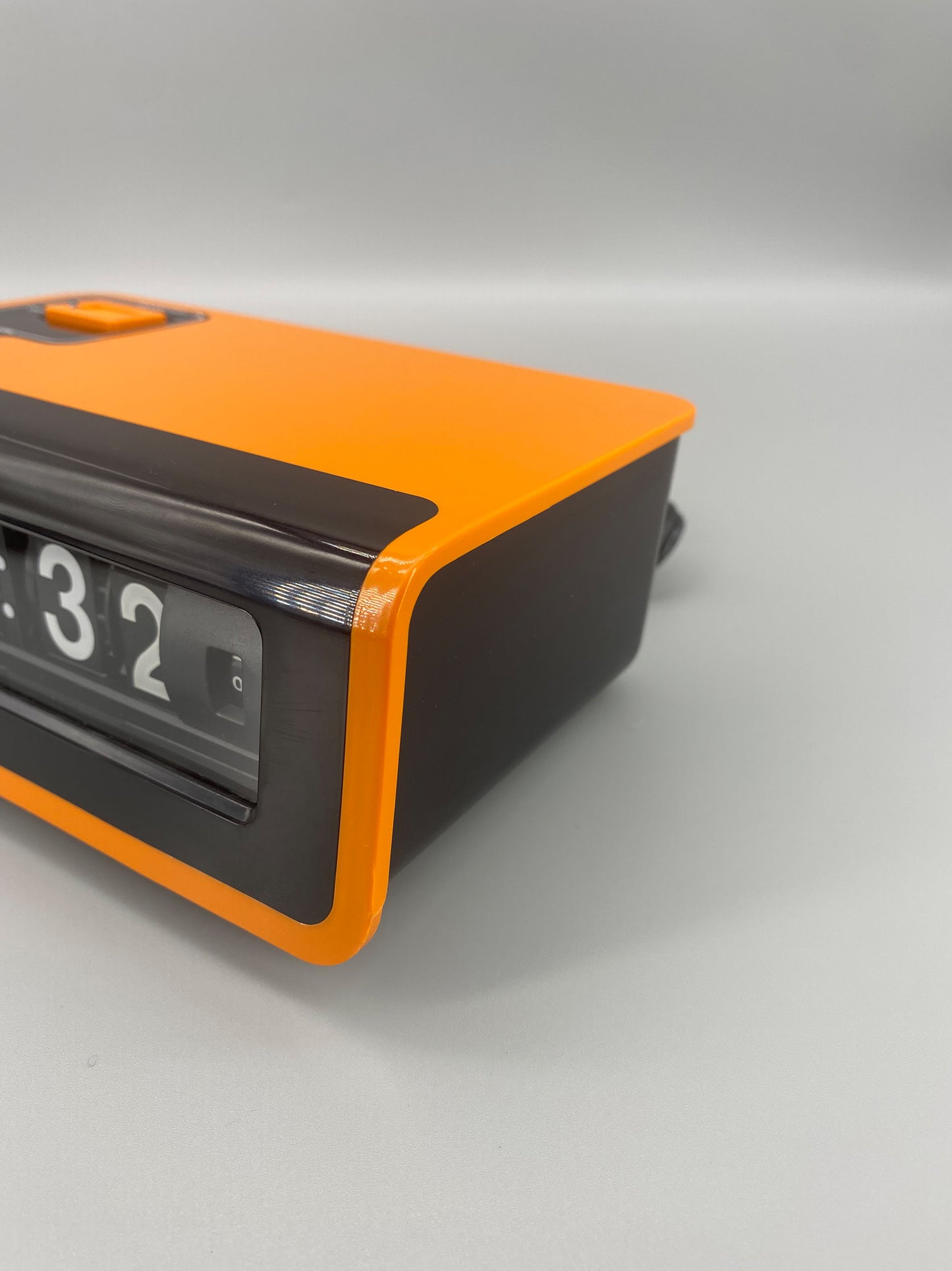 日本制 70s National TG02 Alarm Flip Clock 翻頁鐘 橙色 有盒