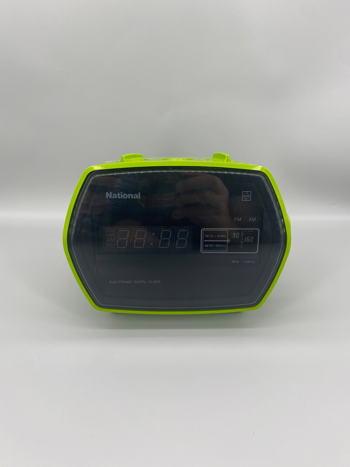 日本制 80's National Electronic Digital Clock Radio 收音機電子鐘 有盒