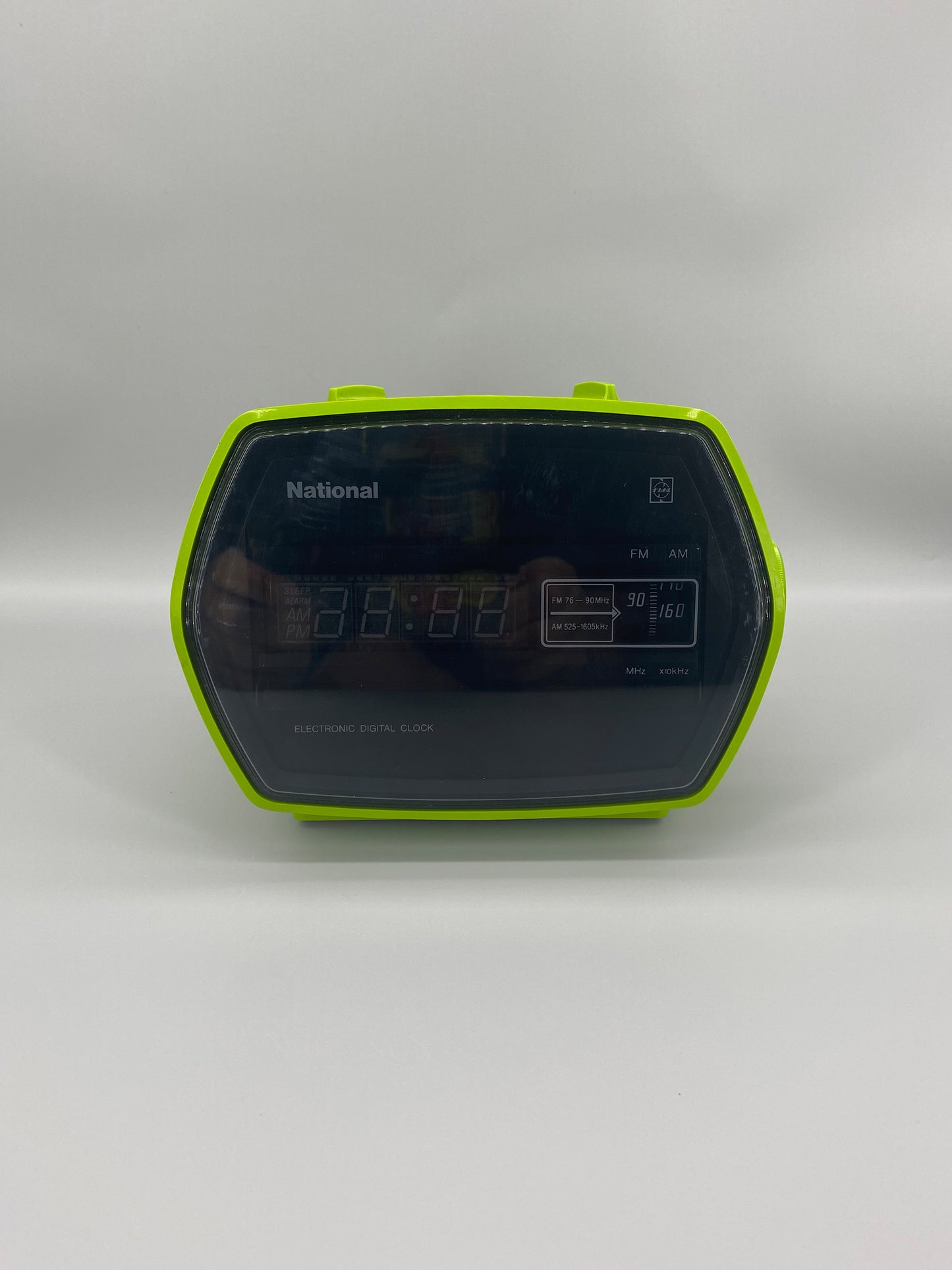 日本制 80's National Electronic Digital Clock Radio 收音機電子鐘 有盒