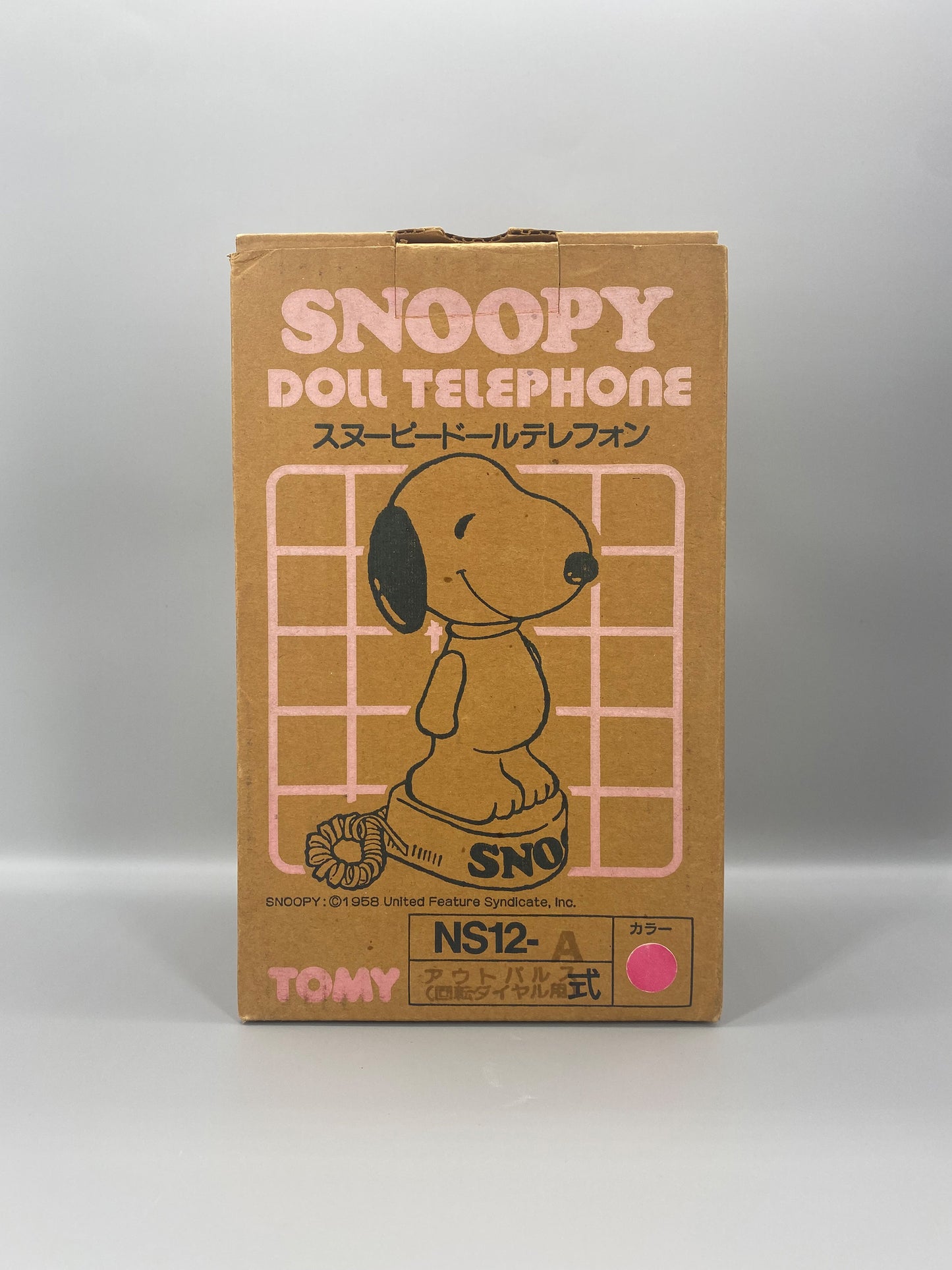 日本制 TOMY Snoopy Doll Telephone 史諾比 公仔電話