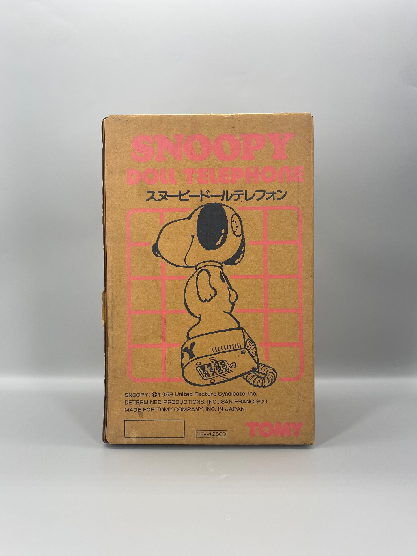 日本制 TOMY Snoopy Doll Telephone 史諾比 公仔電話