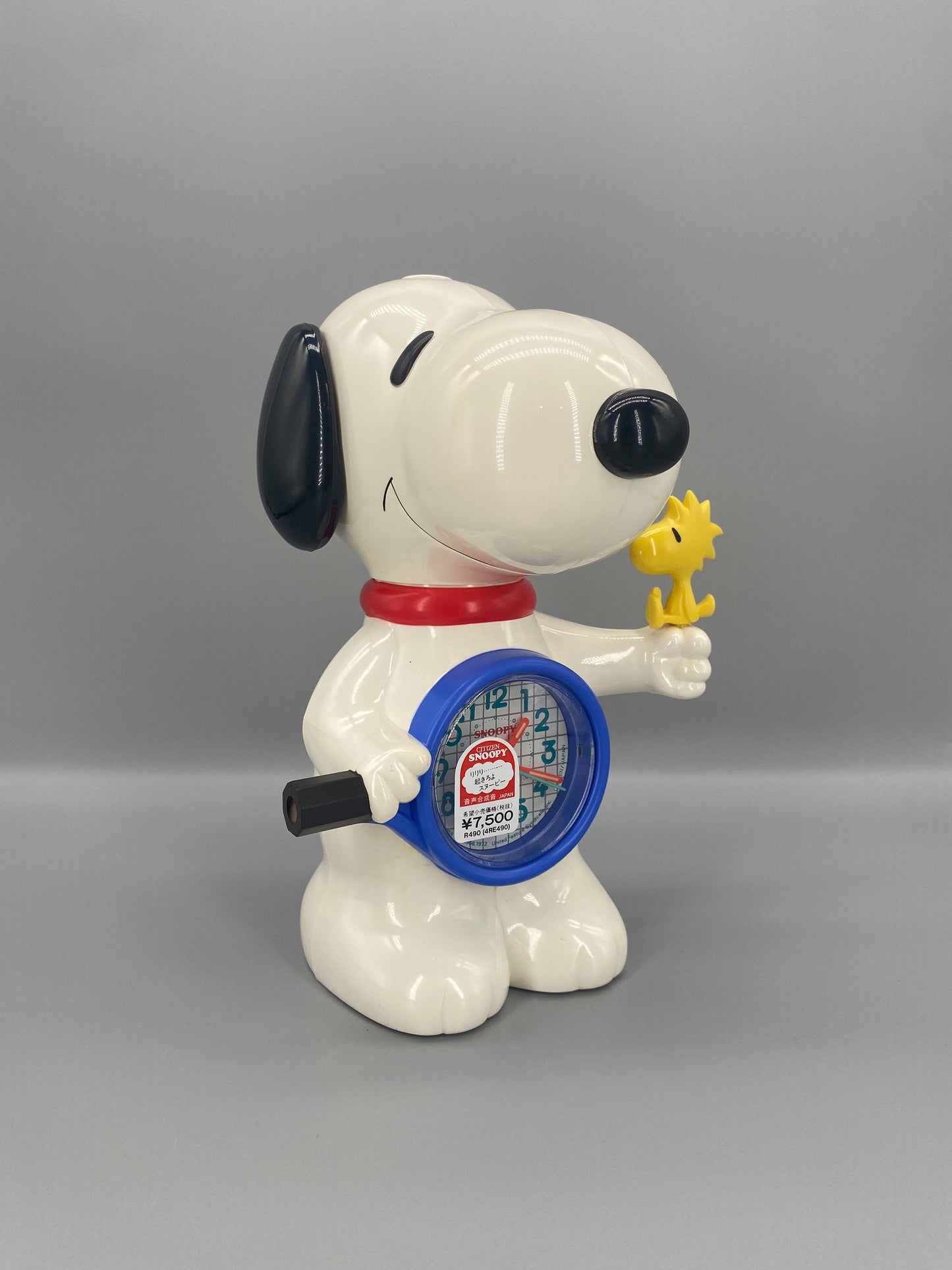 日本制 Citizen Snoopy with Woodstock Alarm Clock 史諾比 發聲鬧鐘公仔