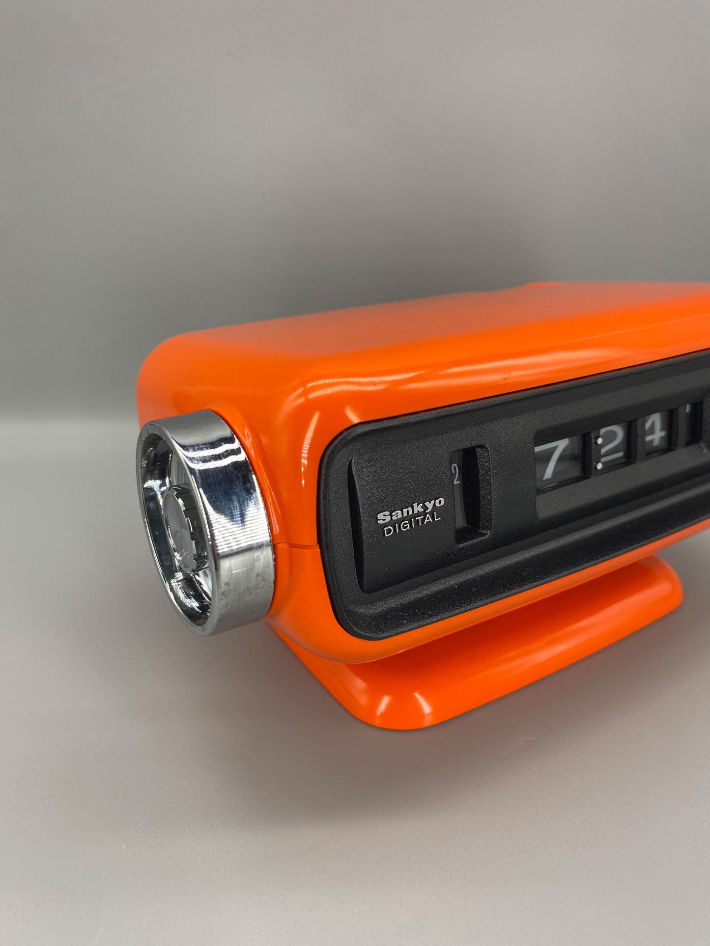 日本制 70s Sankyo DT-101 Digital Alarm Flip Clock 翻頁鐘 有盒