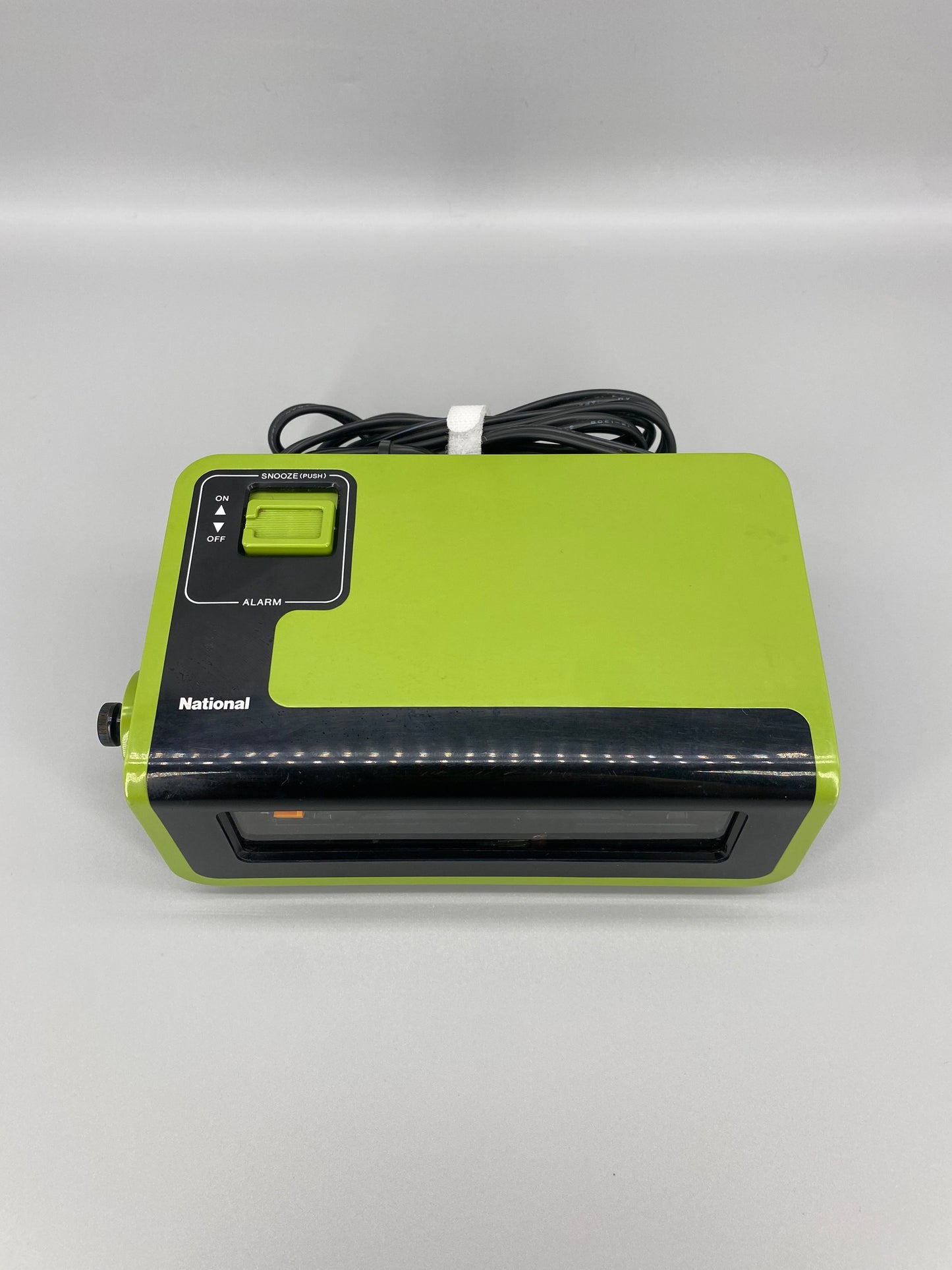 日本制 70s National TG02 Alarm Flip Clock 翻頁鐘 綠色