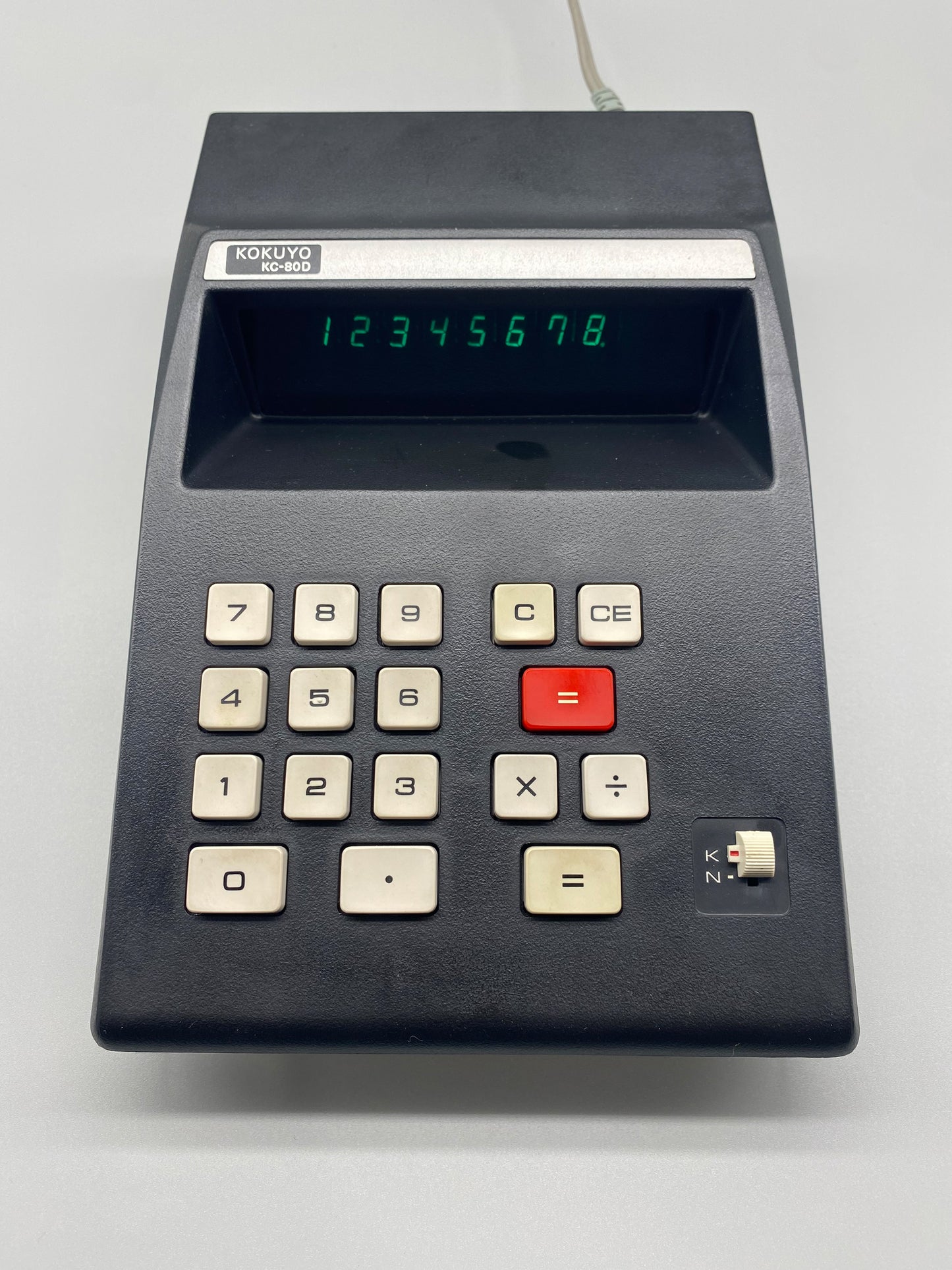 日本制 Kokuyo KC-80D VFD Electronic Calculator 營光管 計數機 電卓