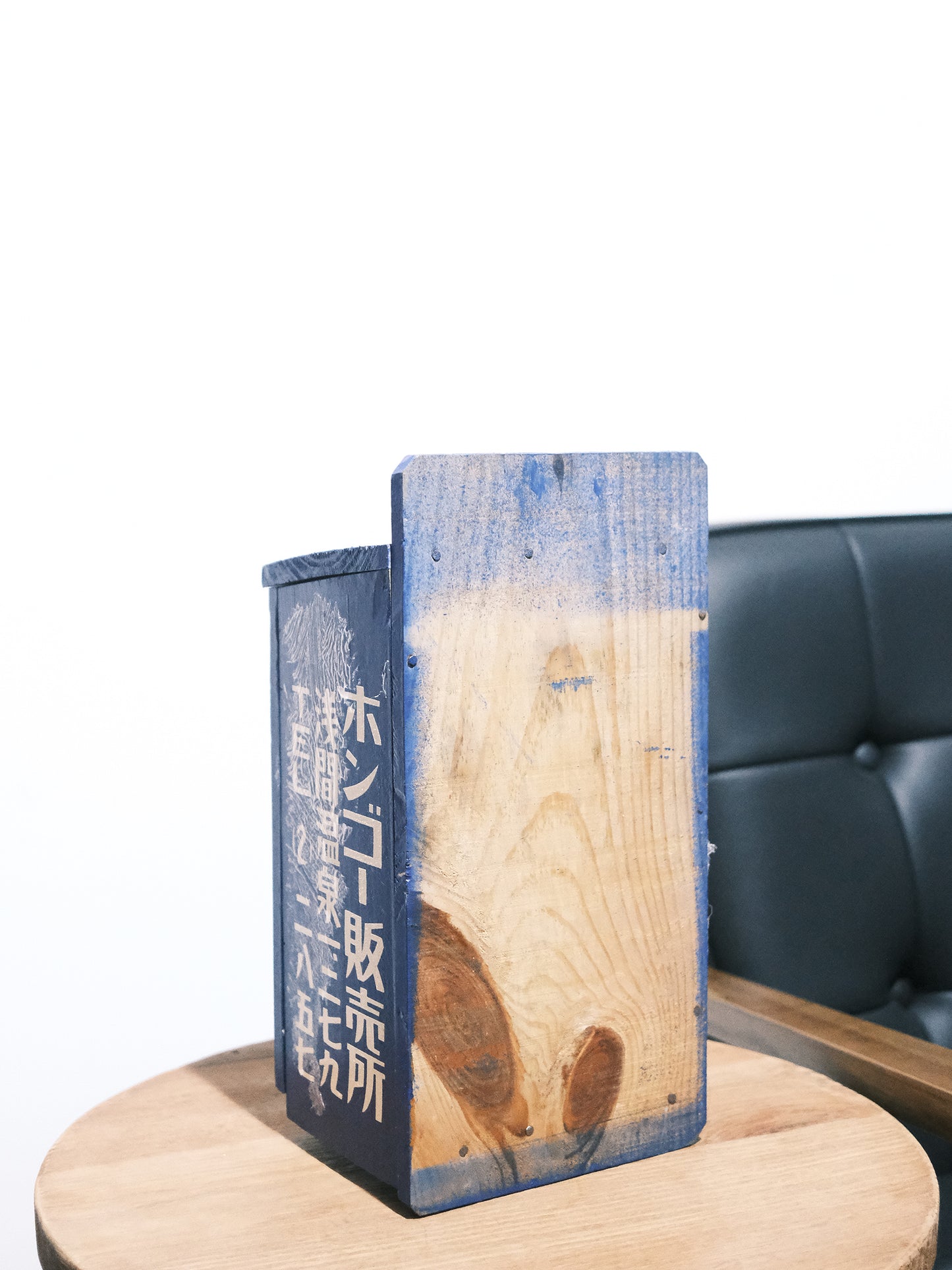 日本 昭和年代 明治牛乳 木製 牛奶箱 宅配箱 Milk Box