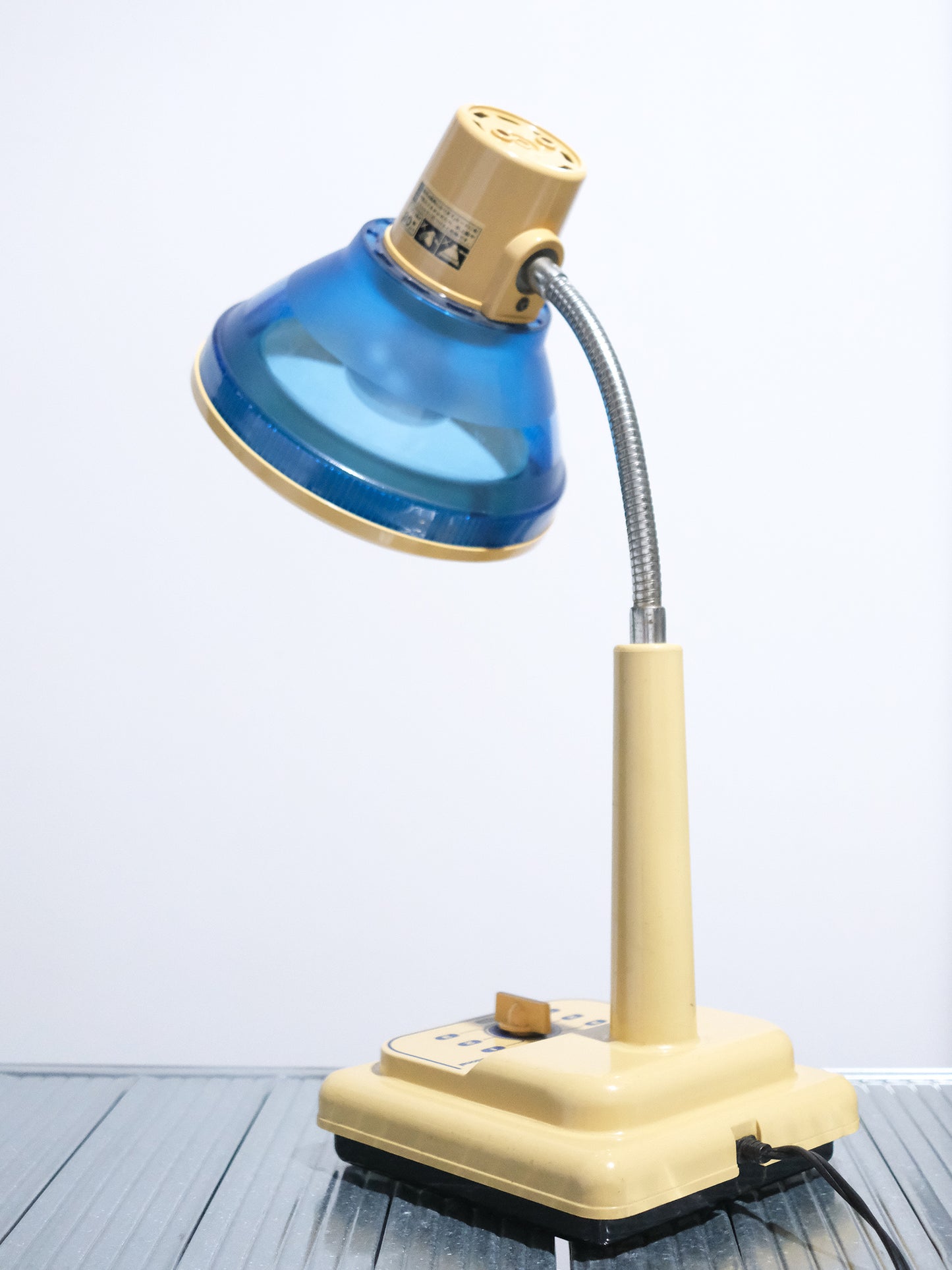 日本制 昭和 National LB-857-B 旋鈕式 白熱 三段光 擡燈 Table Light Lamp