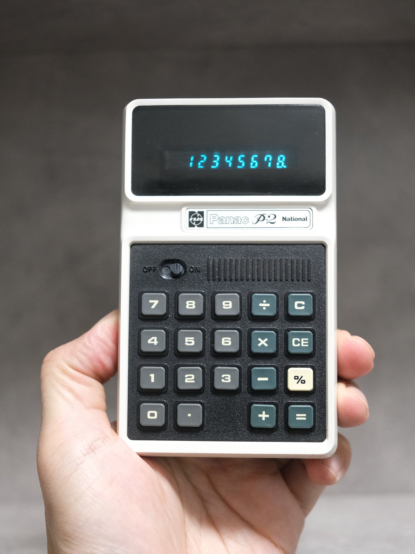 日本制 1975 National Panac JE-8802 VFD Electronic Calculator 營光管 計數機 電卓