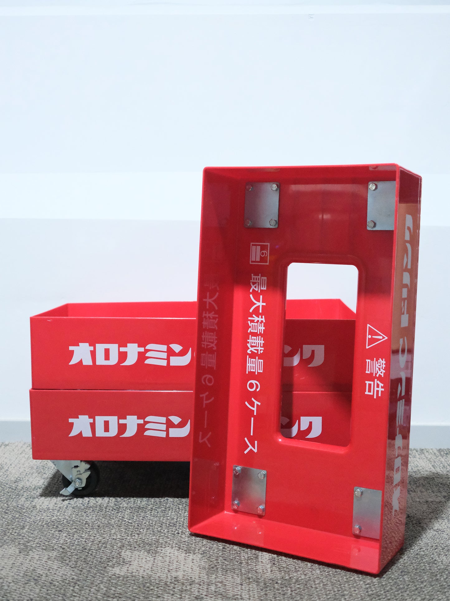 日本 オロナミンC 奧樂蜜C 碳酸飲料 業務用 台車 運輸車 雜物車