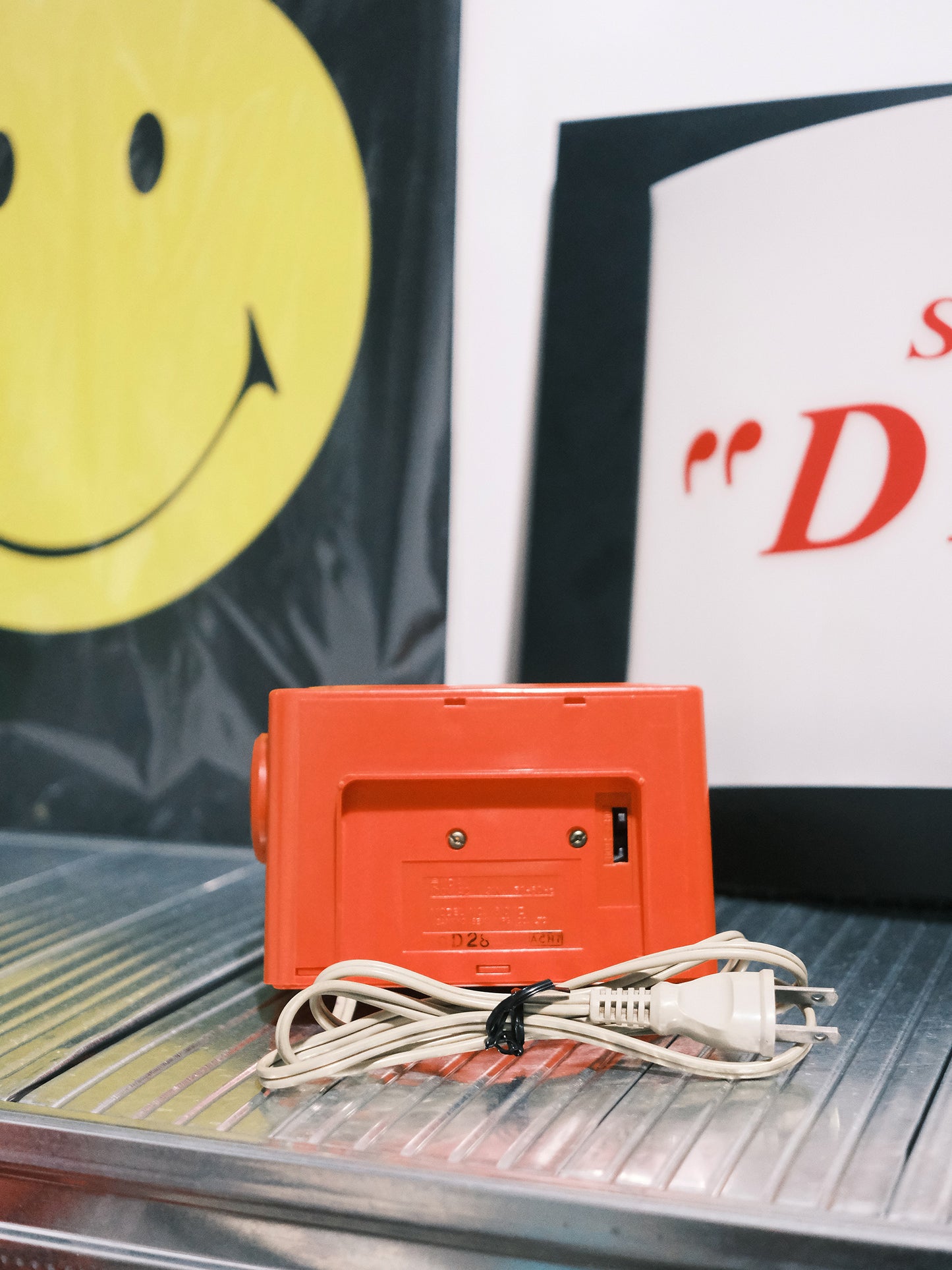 日本制 70s Sankyo 601Z Digital Flip Clock 翻頁鐘 橙色